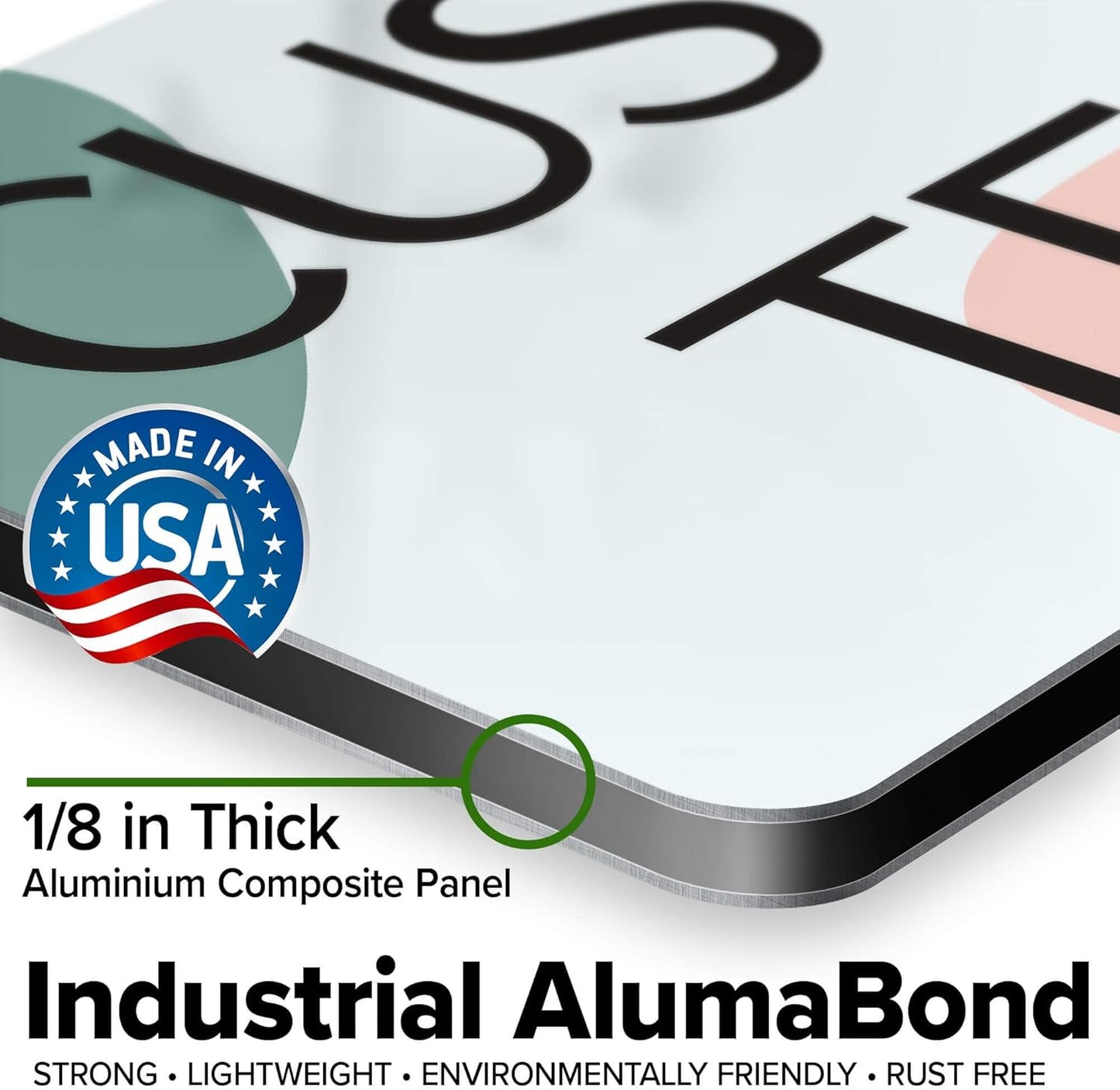 Custom Sign, Custom Street Sign, 11 Font Colors, 13 Font Styles, 4 Hole Options, 22 Sizes, 9x18 Inches, Rust Free DiBound, Fade Resistant, Made in USA by My Sign Center (Minimalist)