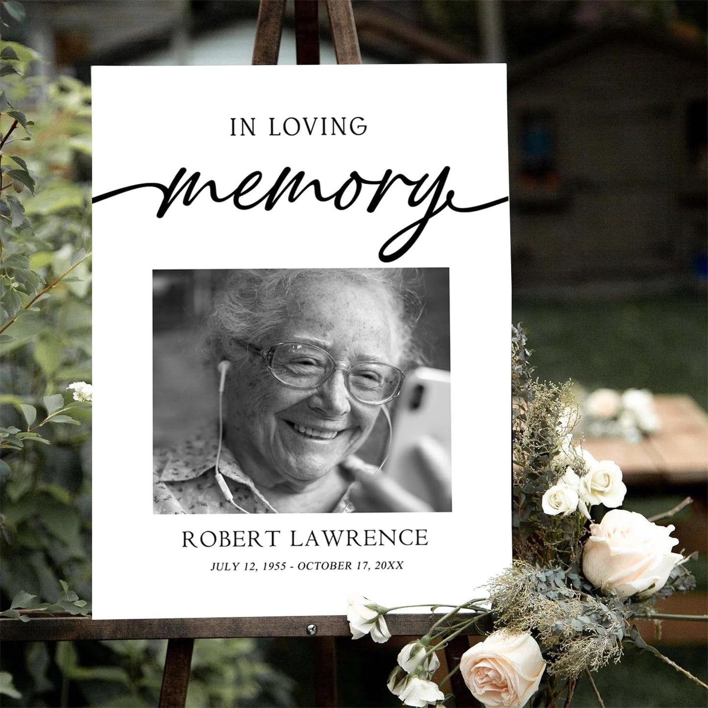 Celebration of Life Sign Board, Funeral Welcome Sign, In Loving Memory, Party Decorations, Memorial Sign, Funeral Program, Obituary Memorial Service, Funeral Décor