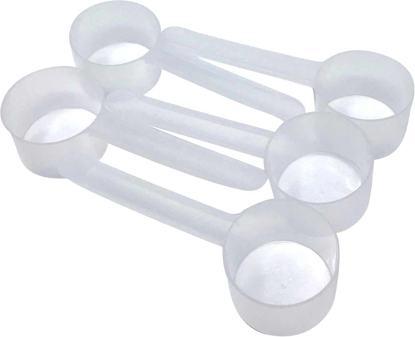 1.5 Tablespoon (23 mL) Long Handle Scoop for Measuring Coffee, Pet Food, Grains, Protein, Spices and Other Dry Goods (Pack of 5)