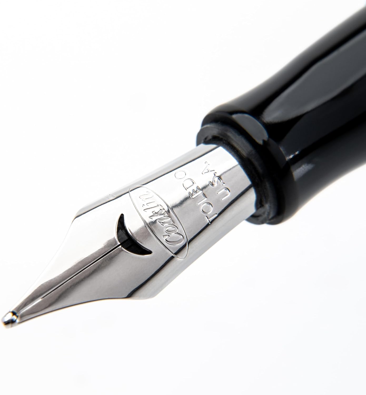 Conklin Duragraph Fountain Pen Orange Nights - Medium Nib, Elegant Writing Instrument with Vibrant Finish