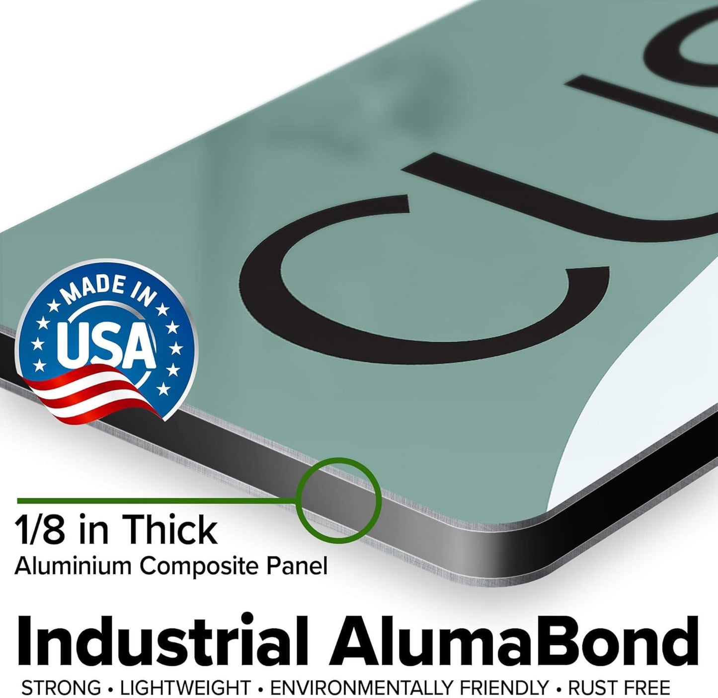 Custom Sign, Custom Street Sign, 11 Font Colors, 13 Font Styles, 4 Hole Options, 22 Sizes, 6x30 Inches, Rust Free DiBound, Fade Resistant, Made in USA by My Sign Center (Minimalist)