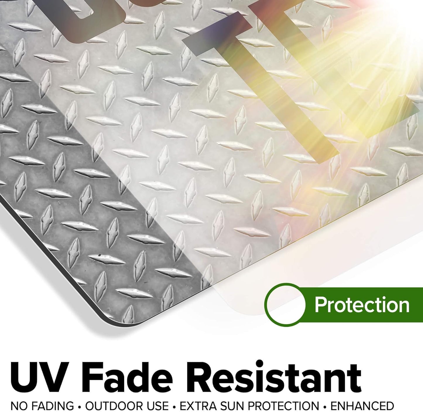 Custom Sign, Custom Street Sign, 11 Font Colors, 13 Font Styles, 4 Hole Options, 22 Sizes, 10x14 Inches, Rust Free DiBound, Fade Resistant, Made in USA by My Sign Center (Diamond Metal)