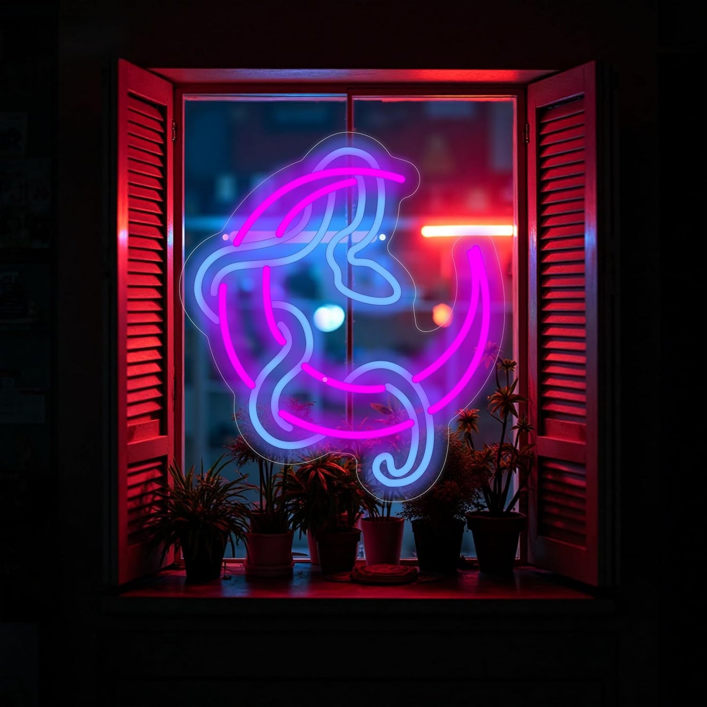 Snake on Moon Neon Sign, Animal Neon Sign, Neon sign Art Bedroom, Snake wall decor, Python Signs For Bedroom Beer Bar Neon Light Sign Hotel Party Club Office Art Lights for Kid Bedroom Man Cave Bar-Purple