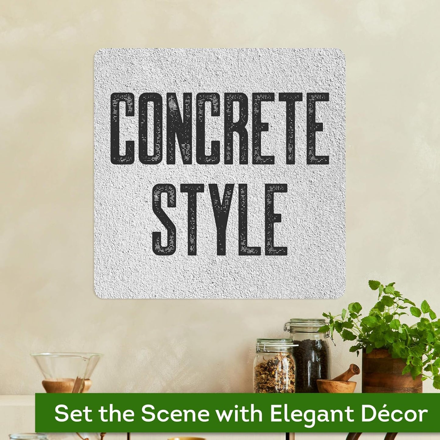 Custom Sign, Custom Street Sign, 11 Font Colors, 13 Font Styles, 4 Hole Options, 22 Sizes, 18x18 Inches, Rust Free DiBound, Fade Resistant, Made in USA by My Sign Center (Concrete)