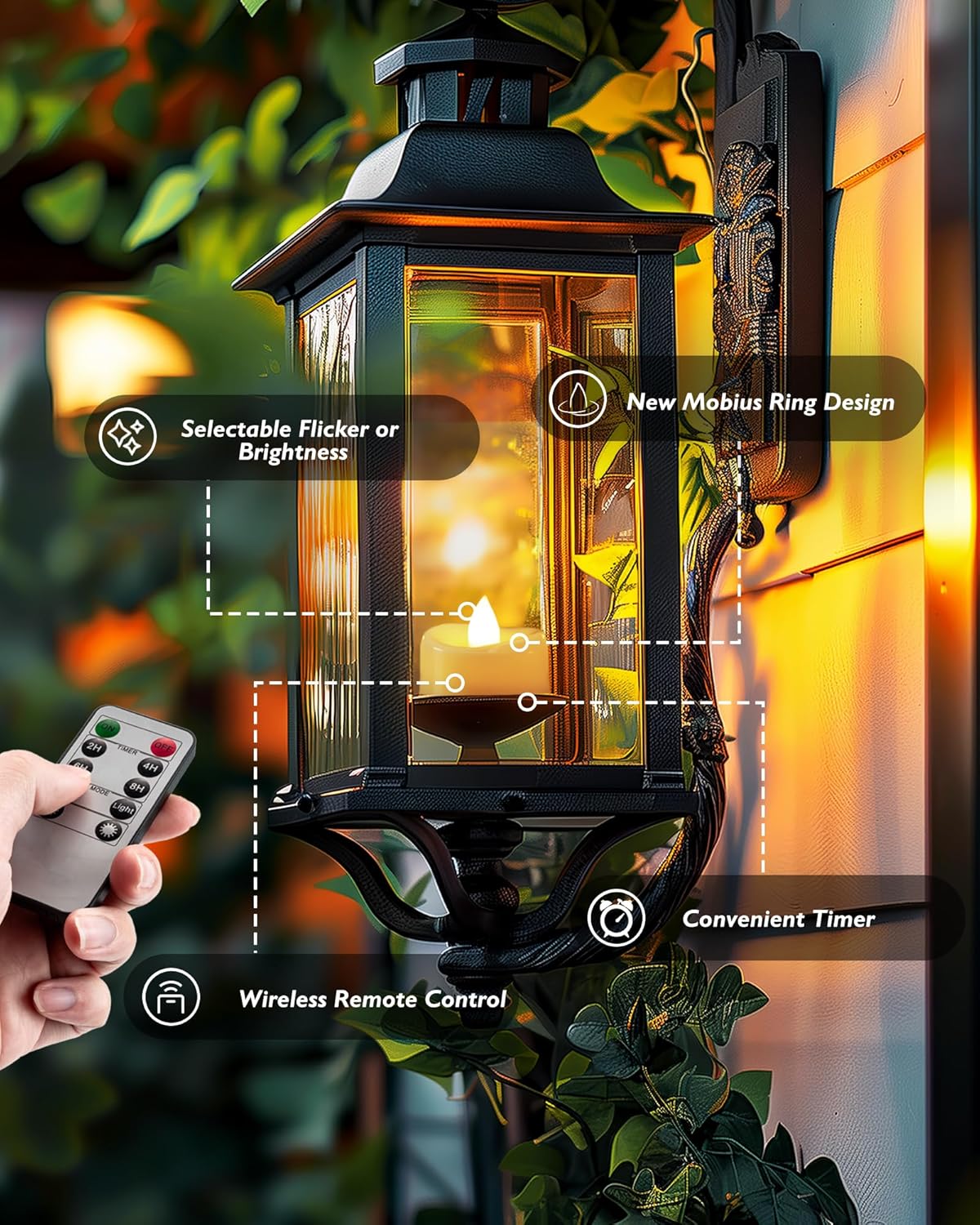 Remote Candles, 12 Pack Flameless Tea Lights Candle Battery Operated, 400+Hours LED Tea Lights with Remote, Timer Battery Votive Candle for Holidays Wedding Home