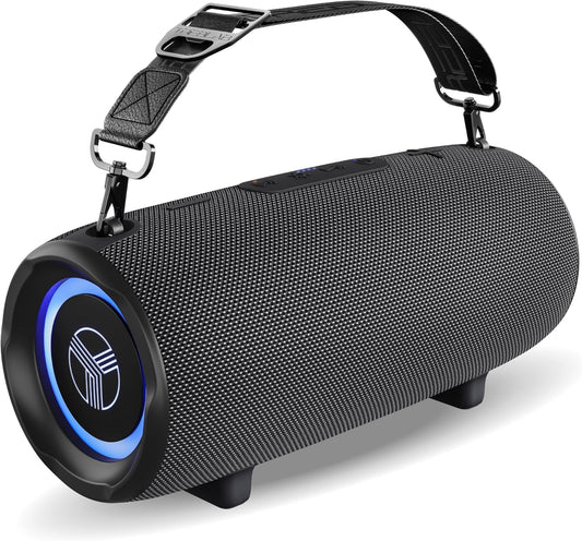 TREBLAB Ultra Loud Wireless Speaker - 60W Stereo Sound with Deep Bass, 20H Playtime, Powerbank, Waterproof, Loudest Portable Bluetooth Speaker for Home, Outdoor Party, Beach, Work, Travel, HD-Max