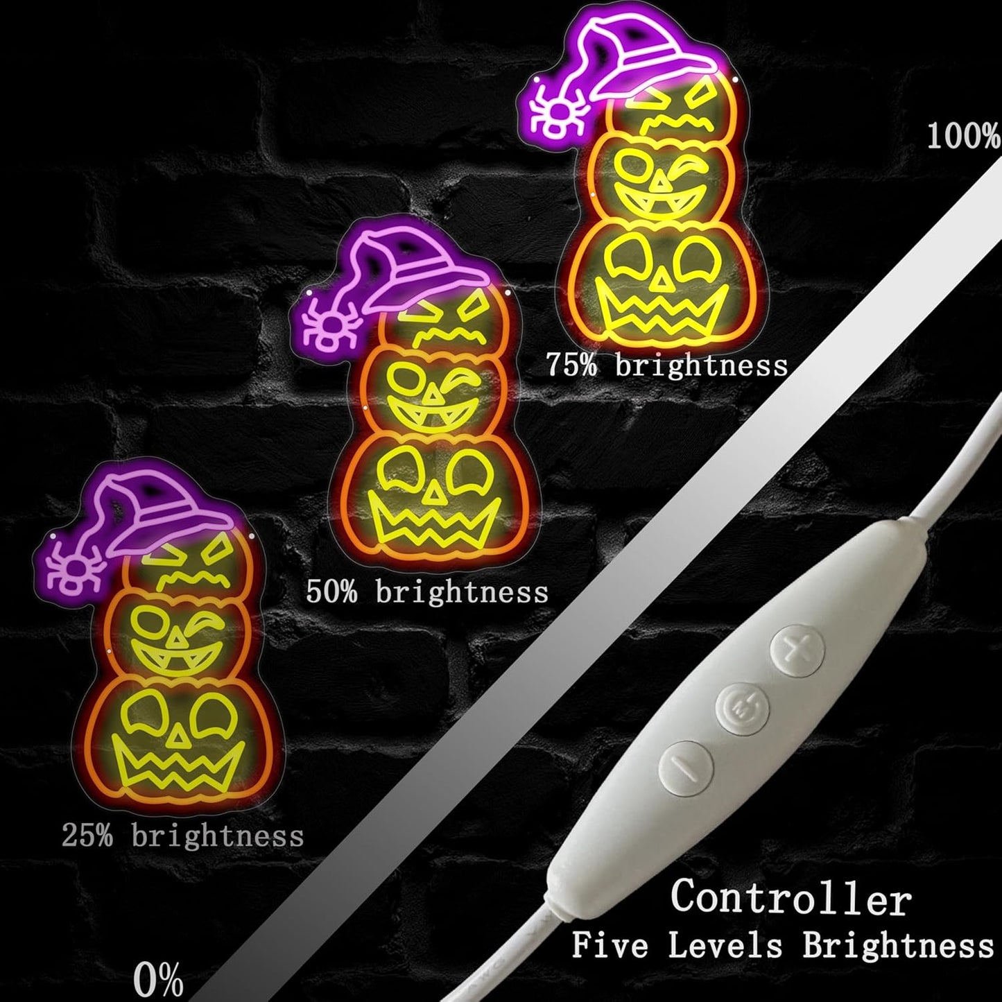 Halloween Pumpkin Patch Sign Pumpkin Halloween Patches Thanksgiving Decor Spider Sign Farmhouse Fall Decor For Front Porch for Table Home Kitchen Bedroom Living Room Bar Pub Club Party