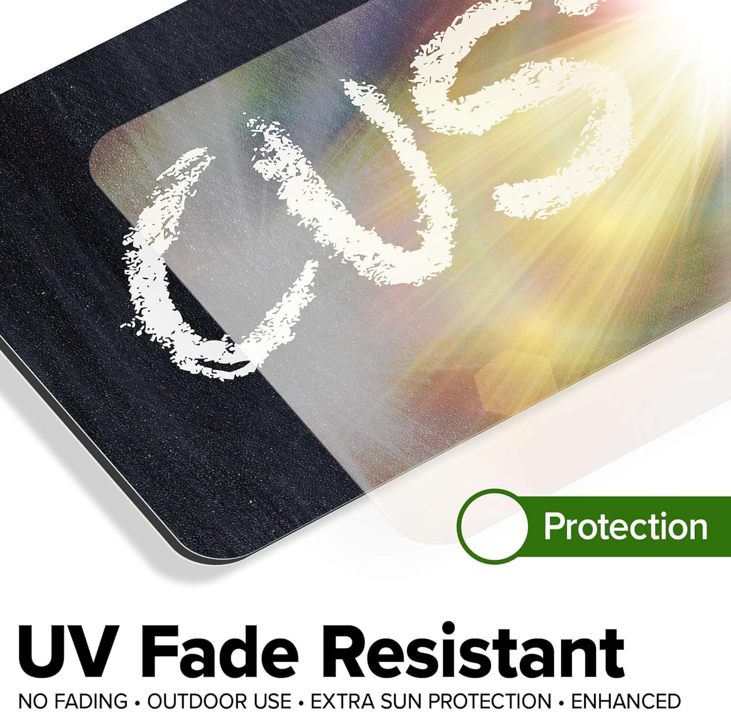 Custom Sign, Custom Street Sign, 11 Font Colors, 13 Font Styles, 4 Hole Options, 22 Sizes, 6x24 Inches, Rust Free DiBound, Fade Resistant, Made in USA by My Sign Center (Chalkboard Black)