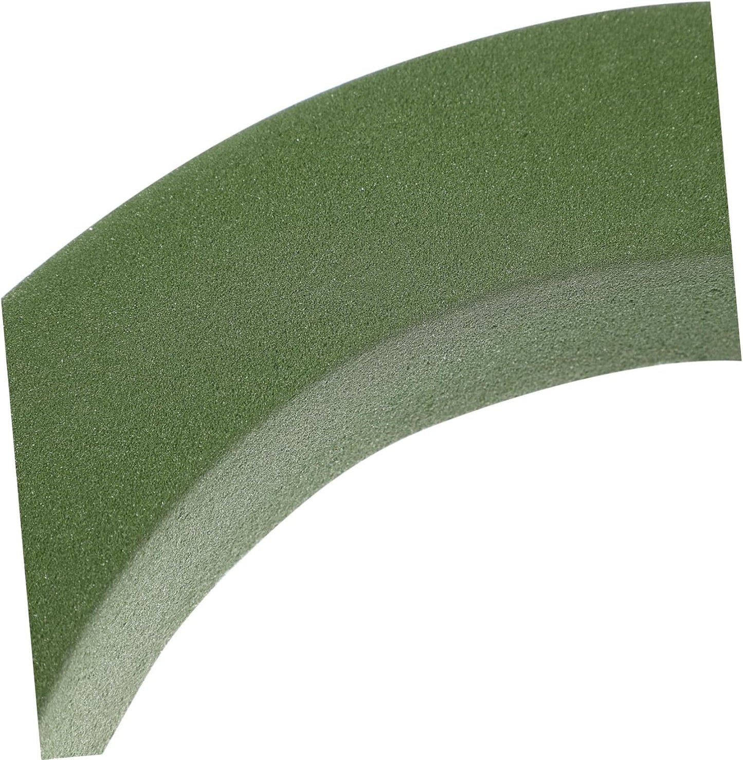 DOITOOL Flower Foam Ring with Suction Cup Car Flower Mud Green Wet Foam Blocks Round Floral Foam Blocks Artificial Floral Arrangements Mud for Florist Wedding Car Holiday Decoration 140g