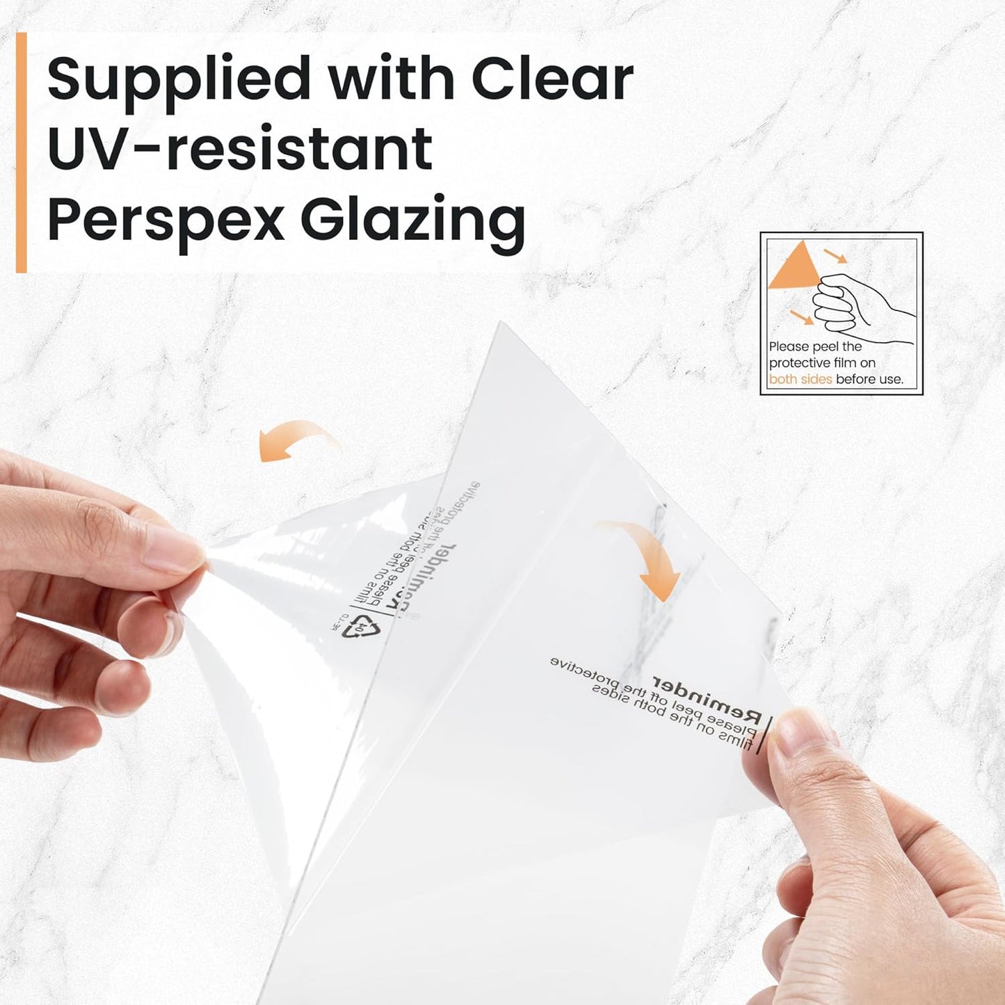 20x30 inch Picture Frame, 20x30 Photo Frames with 16x24 Removable Mat - High Definition Plexiglass - Vertical and Horizontal Display - Wall Hanging Poster Frame - White, 5 Pack