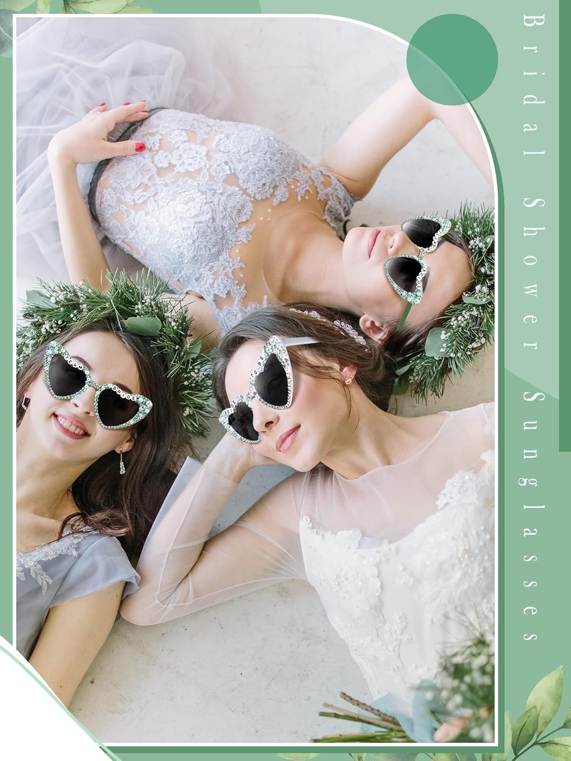 6 Pcs Bride Sunglasses Bachelorette Sunglasses Party Favors for Bridesmaids for Wedding Party Bride to Be Gifts