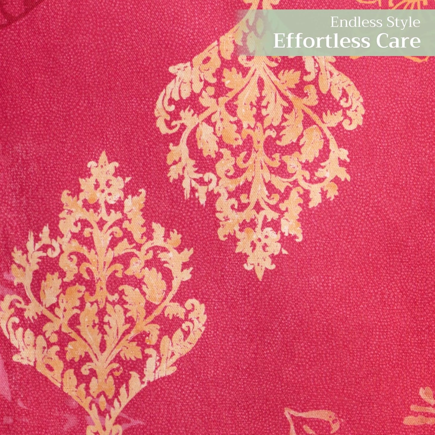 Maison d' Hermine Table Runner 100% Cotton Single Layer Table Runners 72 inches Long for Thanksgiving Christmas Decorations Home Kitchen Dining Party Wedding (Versailles, 14.5" x 72")