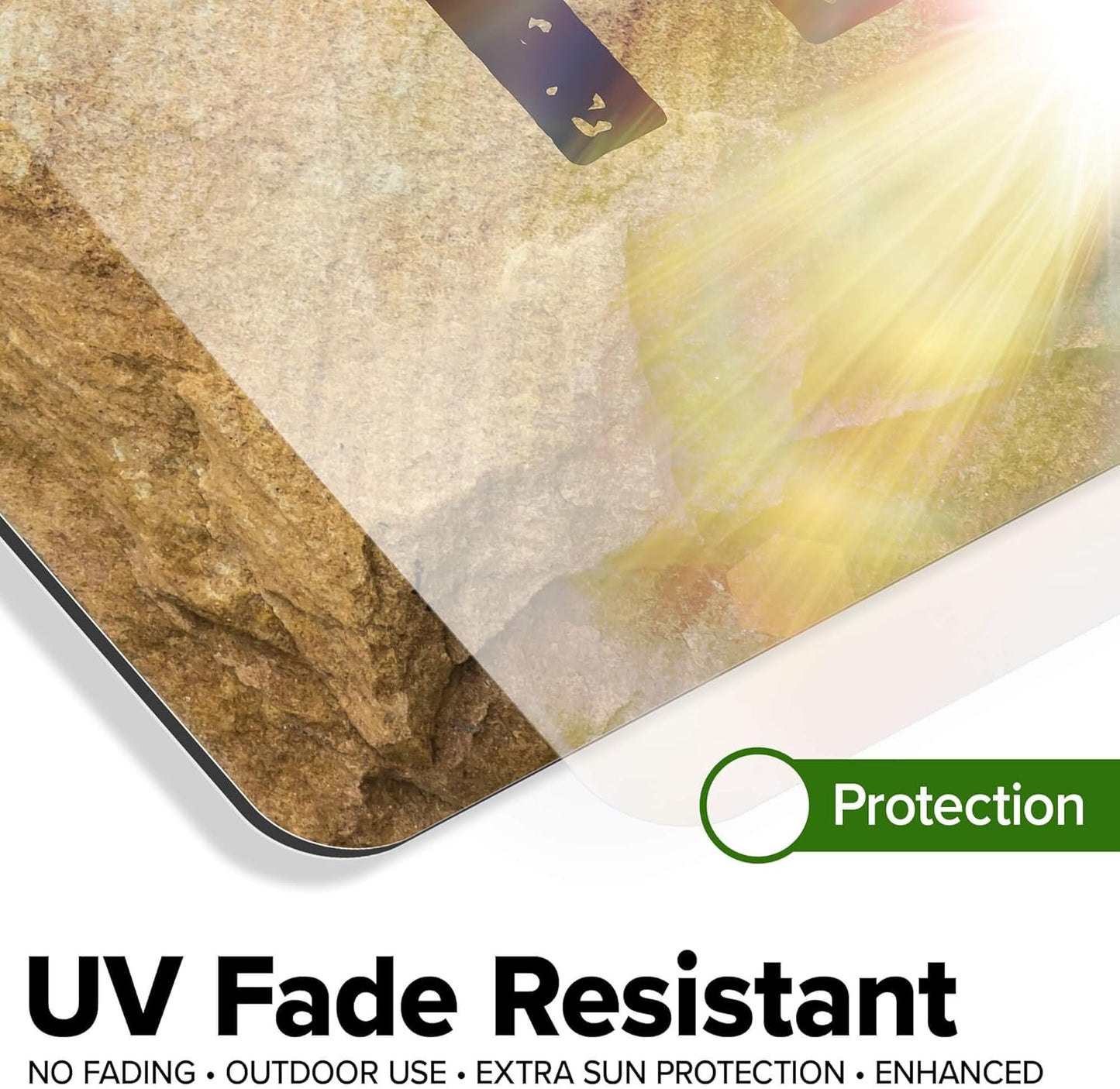 Custom Sign, Custom Street Sign, 11 Font Colors, 13 Font Styles, 4 Hole Options, 22 Sizes, 18x18 Inches, Rust Free DiBound, Fade Resistant, Made in USA by My Sign Center (Stone)