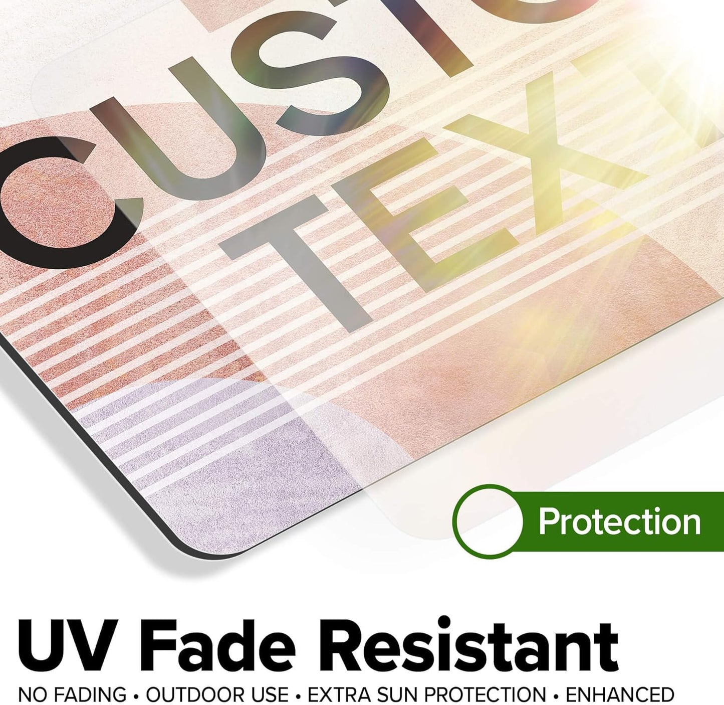 Custom Sign, Custom Street Sign, 11 Font Colors, 13 Font Styles, 4 Hole Options, 22 Sizes, 7x10 Inches, Rust Free DiBound, Fade Resistant, Made in USA by My Sign Center (Mid-Century Modern 1)