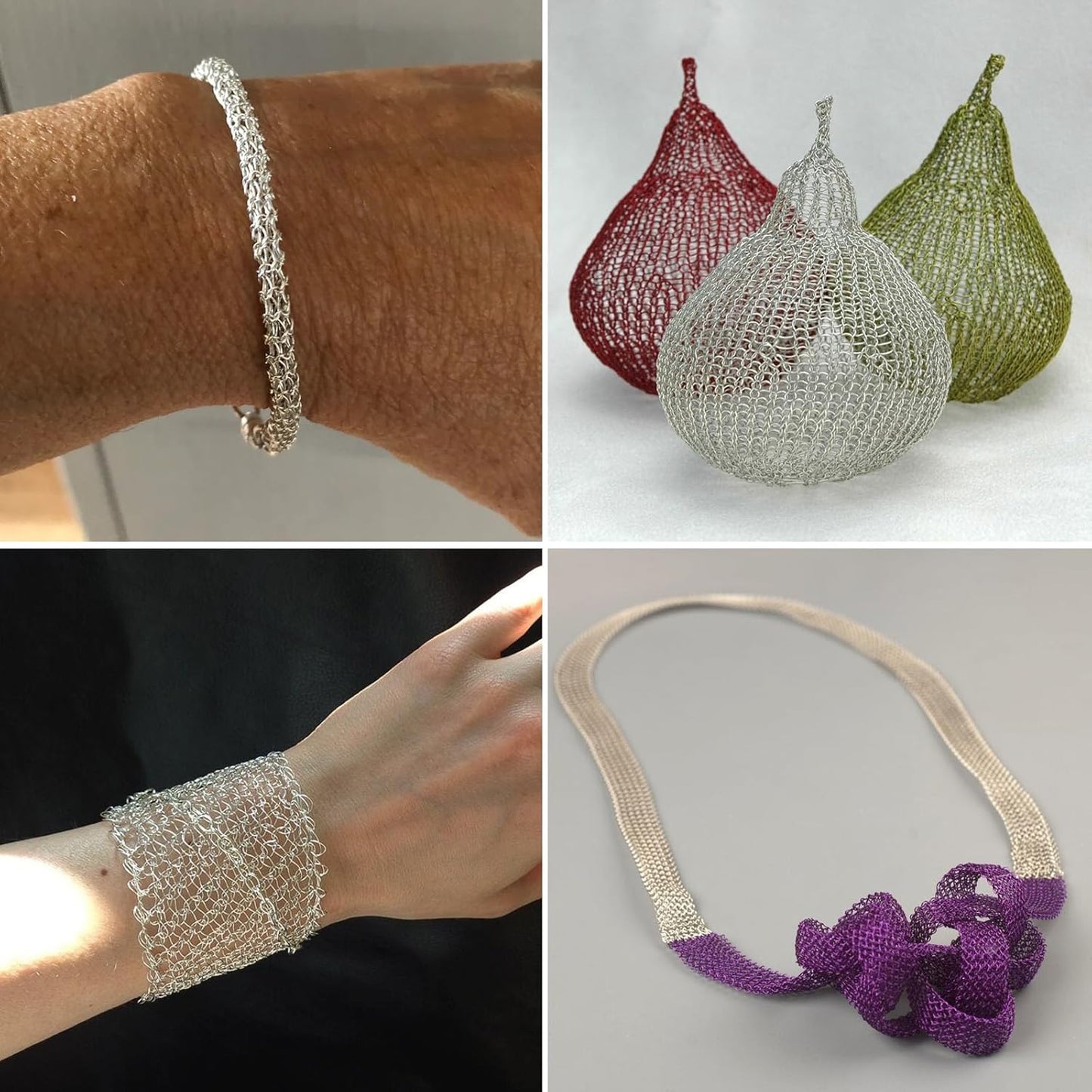 82FT Jewelry Wire 20 Gauge Tarnish-Resistant Copper Beading Wires Roll Bulk for DIY Crafts Jewelry Making, Silver Wire