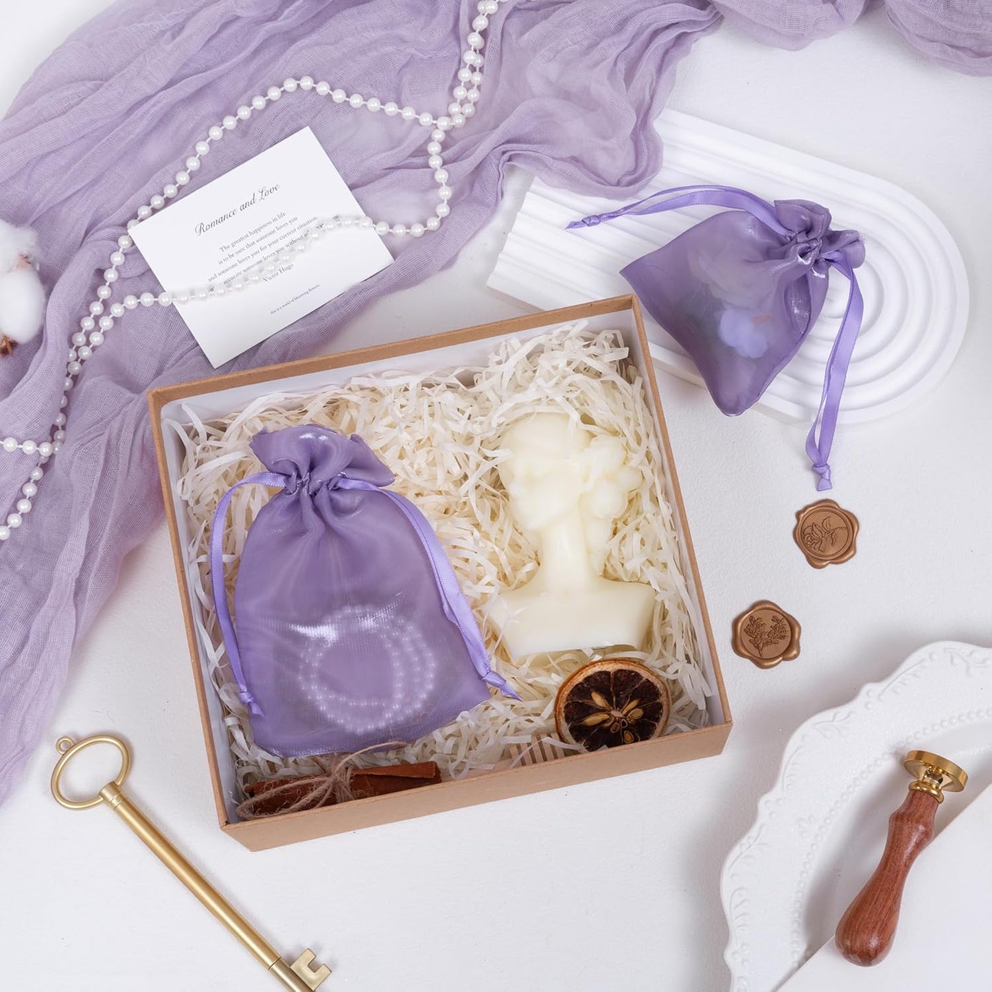 20 Pcs Purple Small Organza Bags 4X6 inch for Wedding Favors with Drawstring, Mini Mesh Gift Bags Jewelry Pouch for Candy Bridal Shower Party Favor Baby Shower Christmas