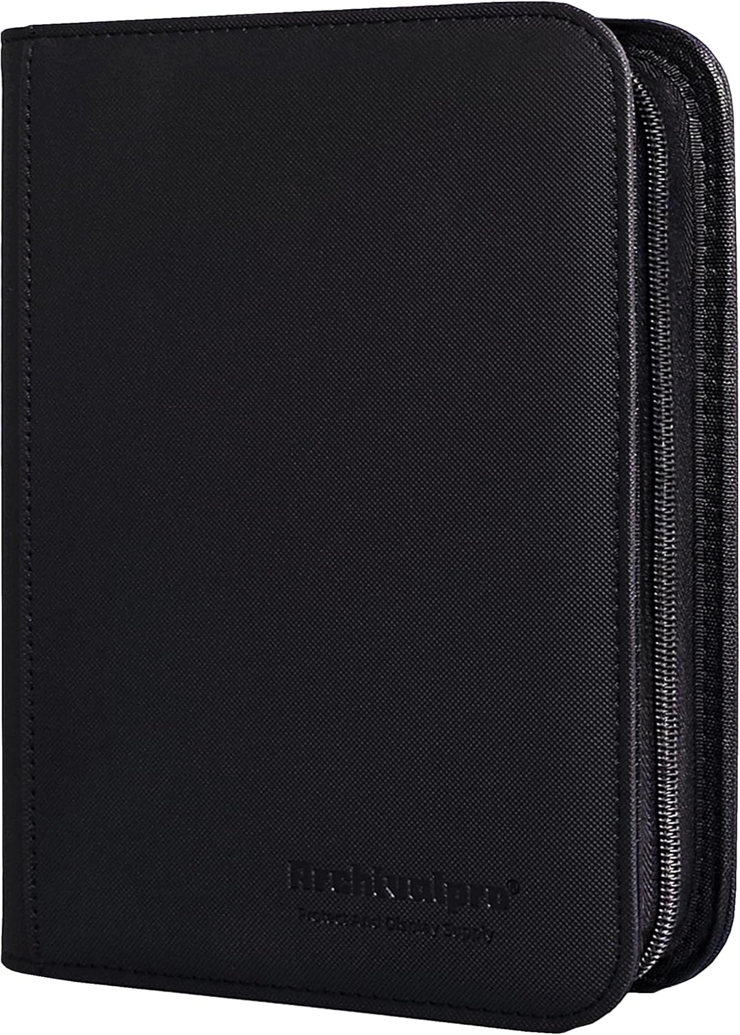 4 Pockets Premium Card Binder 160 Cards Trading Card Binders No Ring Card Storage Display Album(4 Pocket 160 Card Slot,Black)