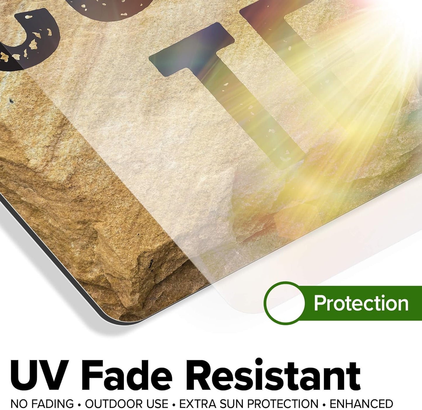 Custom Sign, Custom Street Sign, 11 Font Colors, 13 Font Styles, 4 Hole Options, 22 Sizes, 10x14 Inches, Rust Free DiBound, Fade Resistant, Made in USA by My Sign Center (Stone)