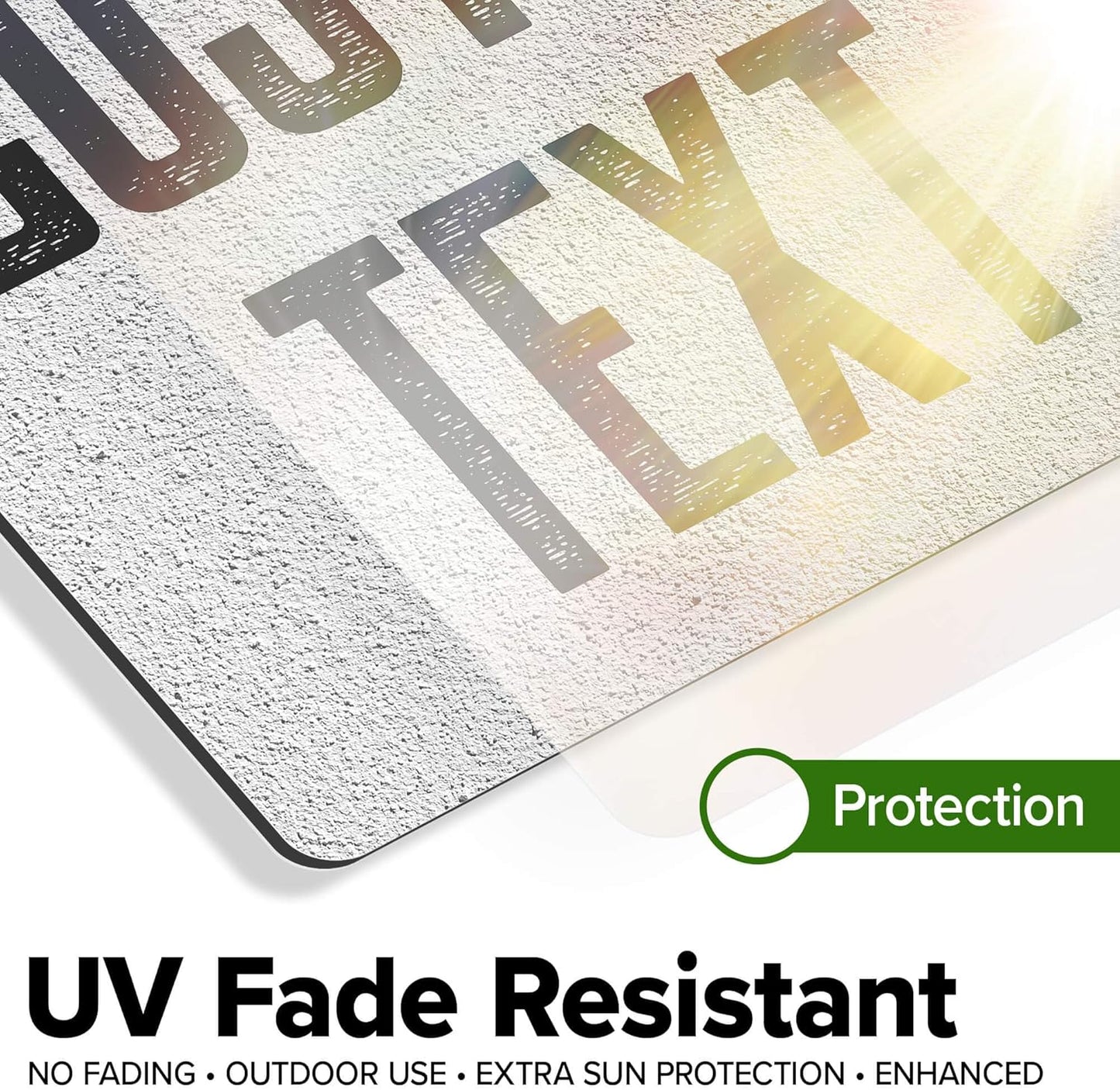 Custom Sign, Custom Street Sign, 11 Font Colors, 13 Font Styles, 4 Hole Options, 22 Sizes, 12x12 Inches, Rust Free DiBound, Fade Resistant, Made in USA by My Sign Center (Concrete)