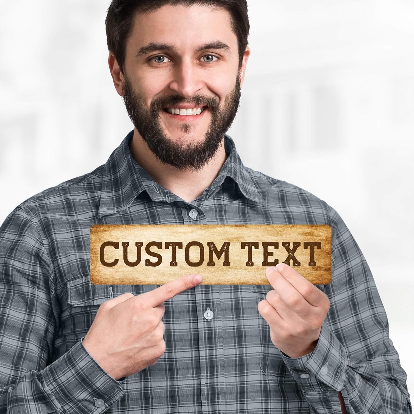 Custom Sign, Custom Street Sign, 11 Font Colors, 13 Font Styles, 4 Hole Options, 22 Sizes, 3x12 Inches, Rust Free DiBound, Fade Resistant, Made in USA by My Sign Center (Vintage)