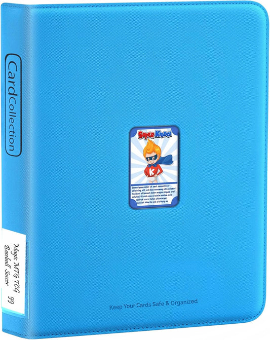 Premium ZiP Trading Cards Binder 9 Pockets, 936 Cards, Large Cards Book Album with Front Window & Lable Pocket, Card Collection Folder for TCG, MTG, Baseball, Football, Soccer and Games Cards