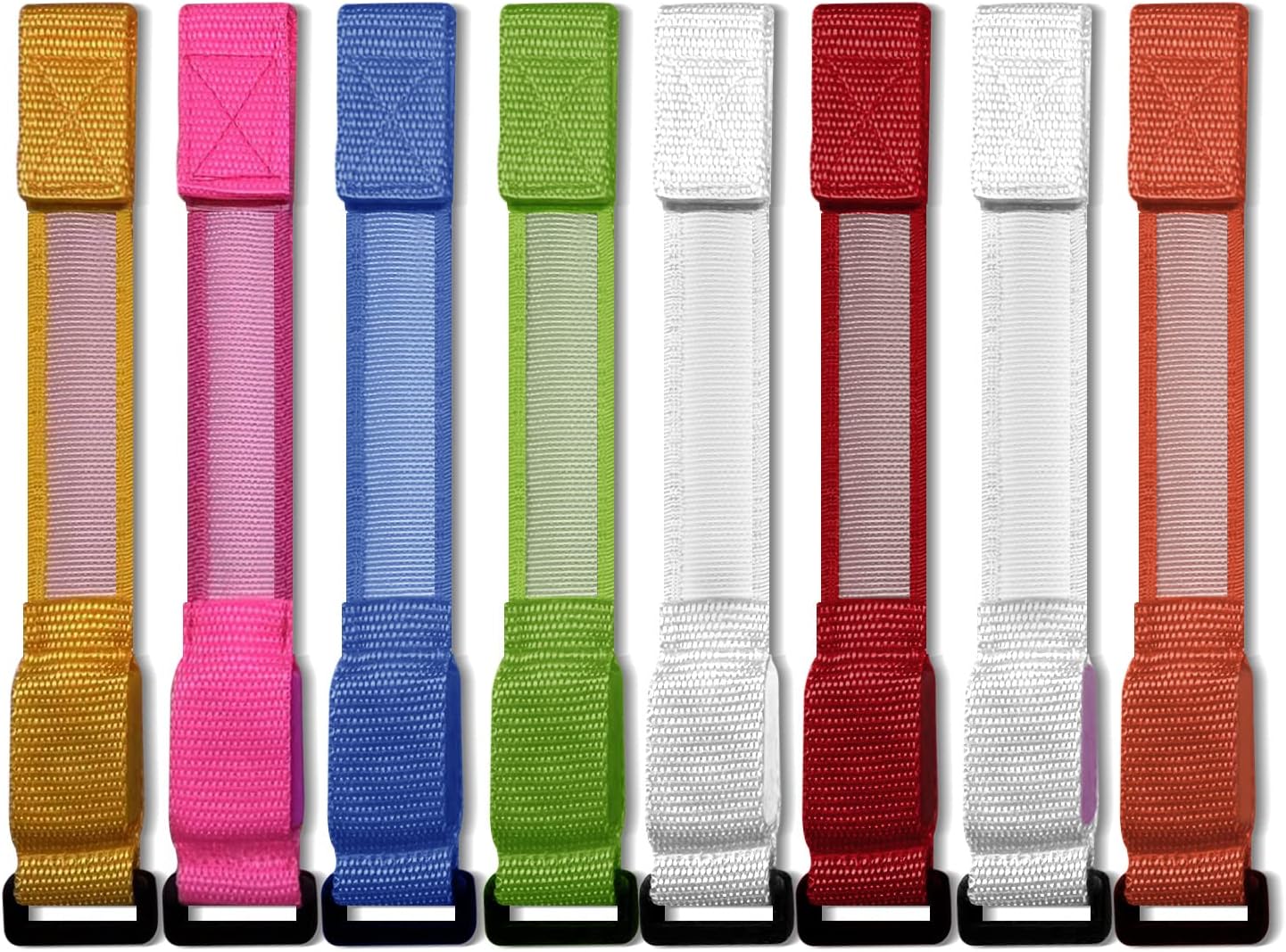 M.best 16pcs LED Light Up Bracelets Glow Flashing Wristbands Glow in The Dark Party Supplies for Wedding, Raves, Concert, Camping,Sporting Events, Party