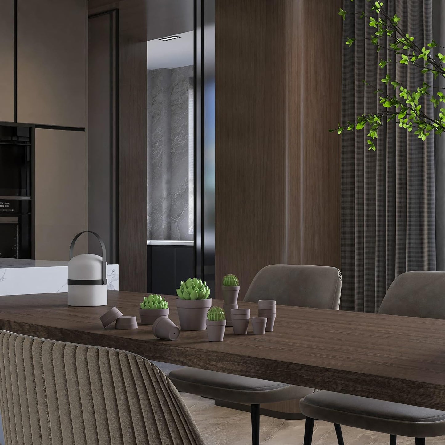 80 Pcs Small Mini Grey Clay Pots 2.1'' Terracotta Pot Clay Ceramic Pottery Planter Cactus Flower Pots Succulent Nursery Pots- Great for Window Boxes, Cactus, Plants, Crafts, Wedding Favors