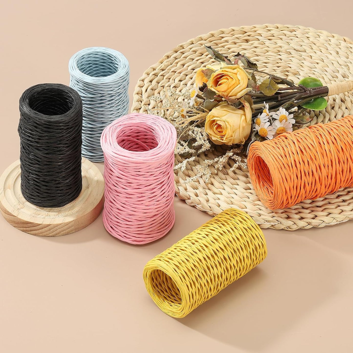 uxcell 164 Feet Floral Wire, 1mm Vine Bind Wire for DIY Crafts Flower Bouquet Christmas Wreaths Purple