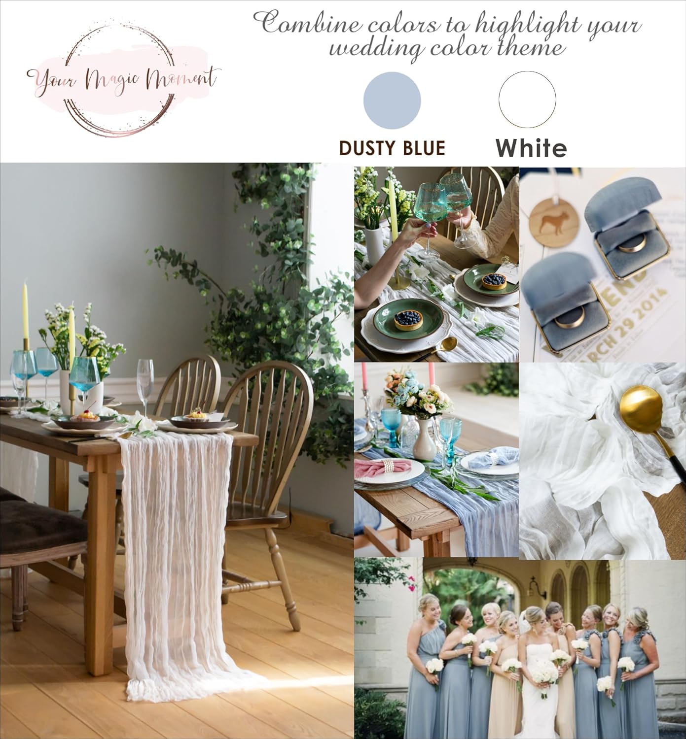 White Gauze Table Runner Cotton Wedding Decorations Rustic Cheesecloth Table Runner Cheese cloth Fabric Bulk for white party décor, bohemian table runner Extra Long Boho Cheese Cloth 13 ft (141 in)