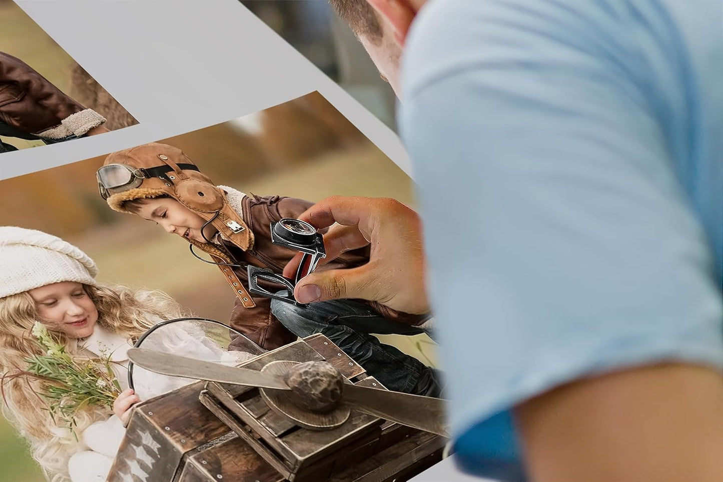 Personalized Custom Canvas Prints: Photo On Canvas (Light Brown, 16x20) Transform Your Photos into Stunning Framed Wall Art Digitally Printed Photo To Canvas Ideal for Home Decor, Gifts Keepsakes.