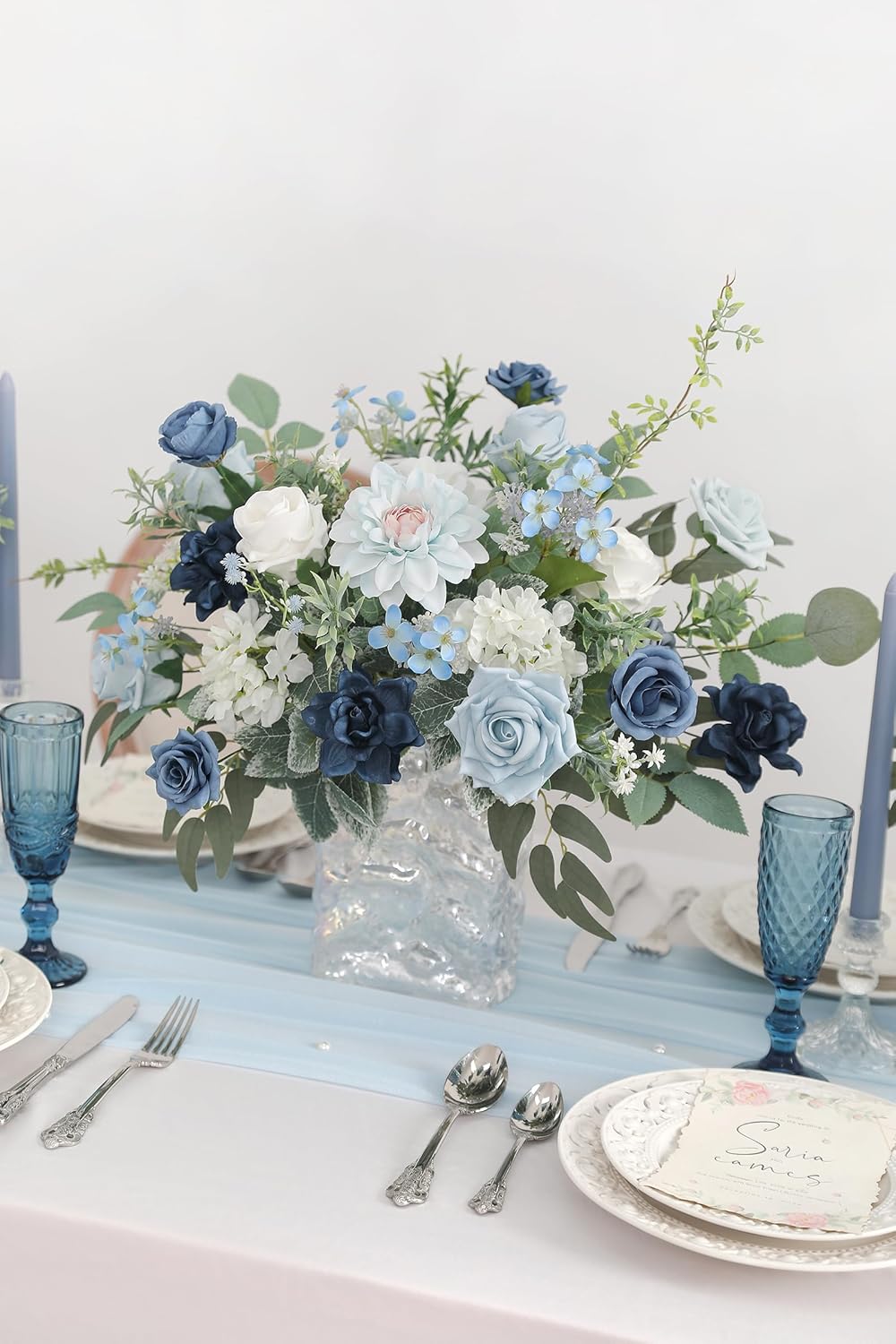 Serra Flora Artificial Flowers Combo Box Set for DIY Wedding Bouquets Centerpieces Arrangements Bridal Shower Party Home Decorations