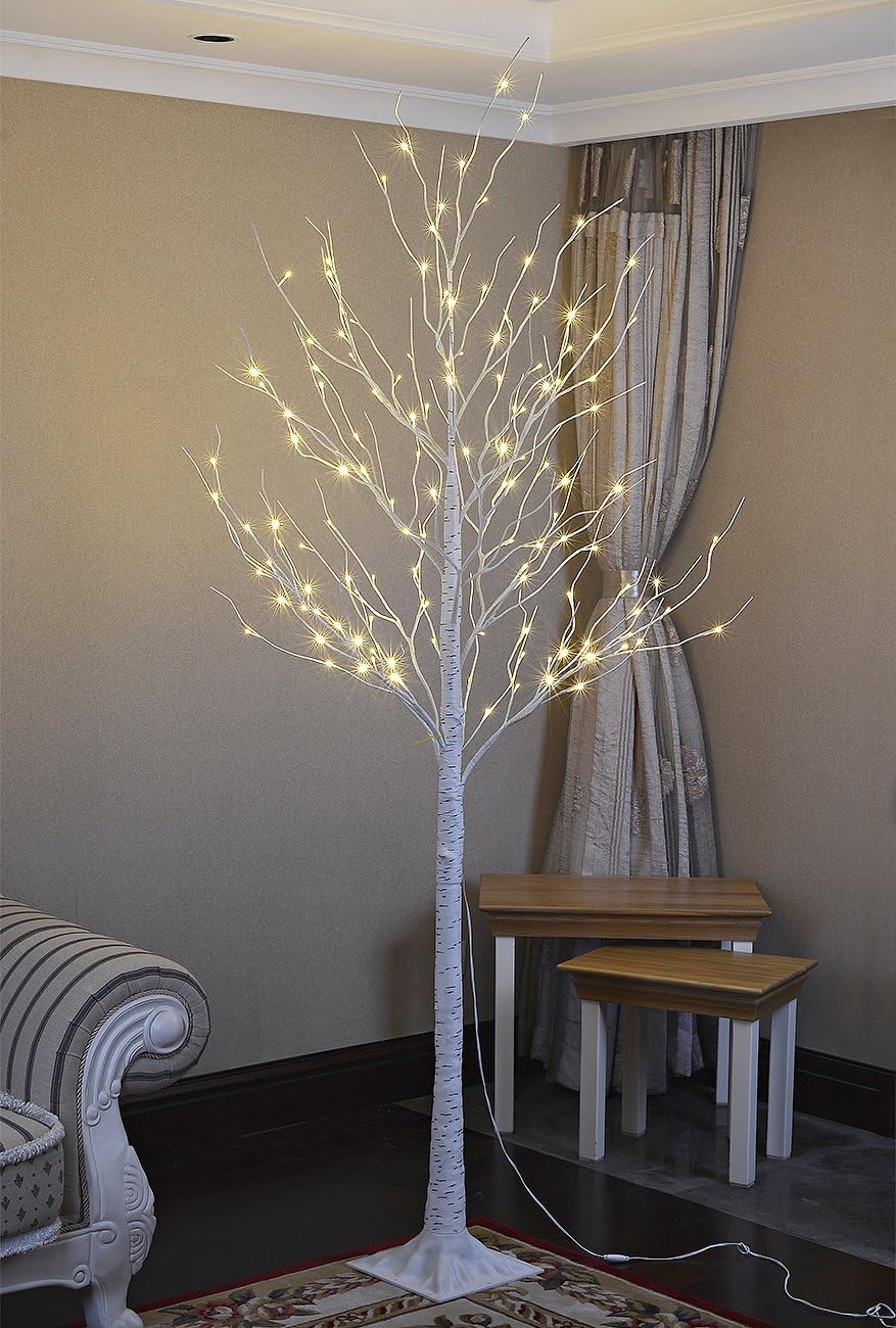 Lightshare LED Birch Tree, 8-Feet