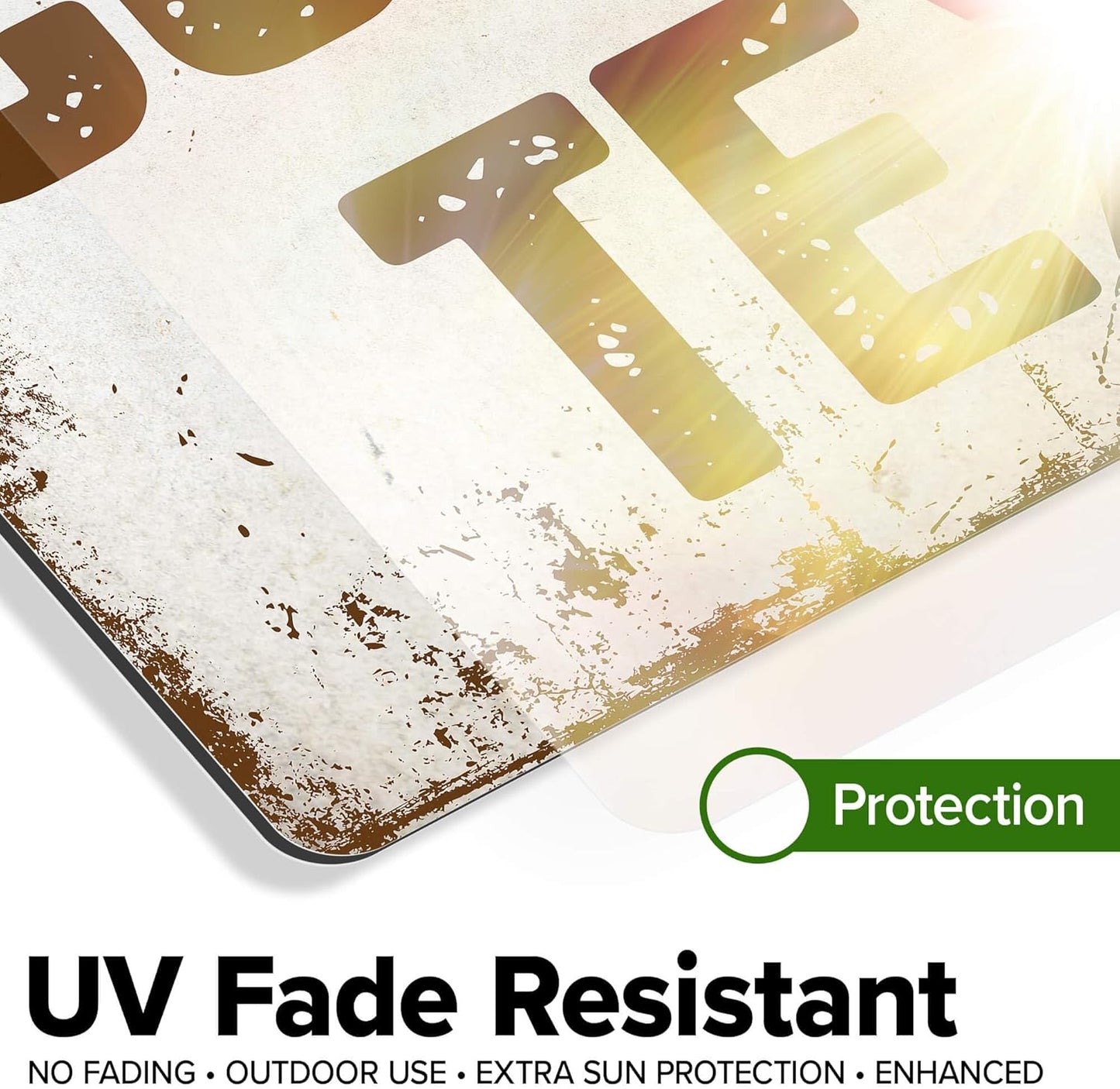 Custom Sign, Custom Street Sign, 11 Font Colors, 13 Font Styles, 4 Hole Options, 22 Sizes, 10x14 Inches, Rust Free DiBound, Fade Resistant, Made in USA by My Sign Center (Rustic)