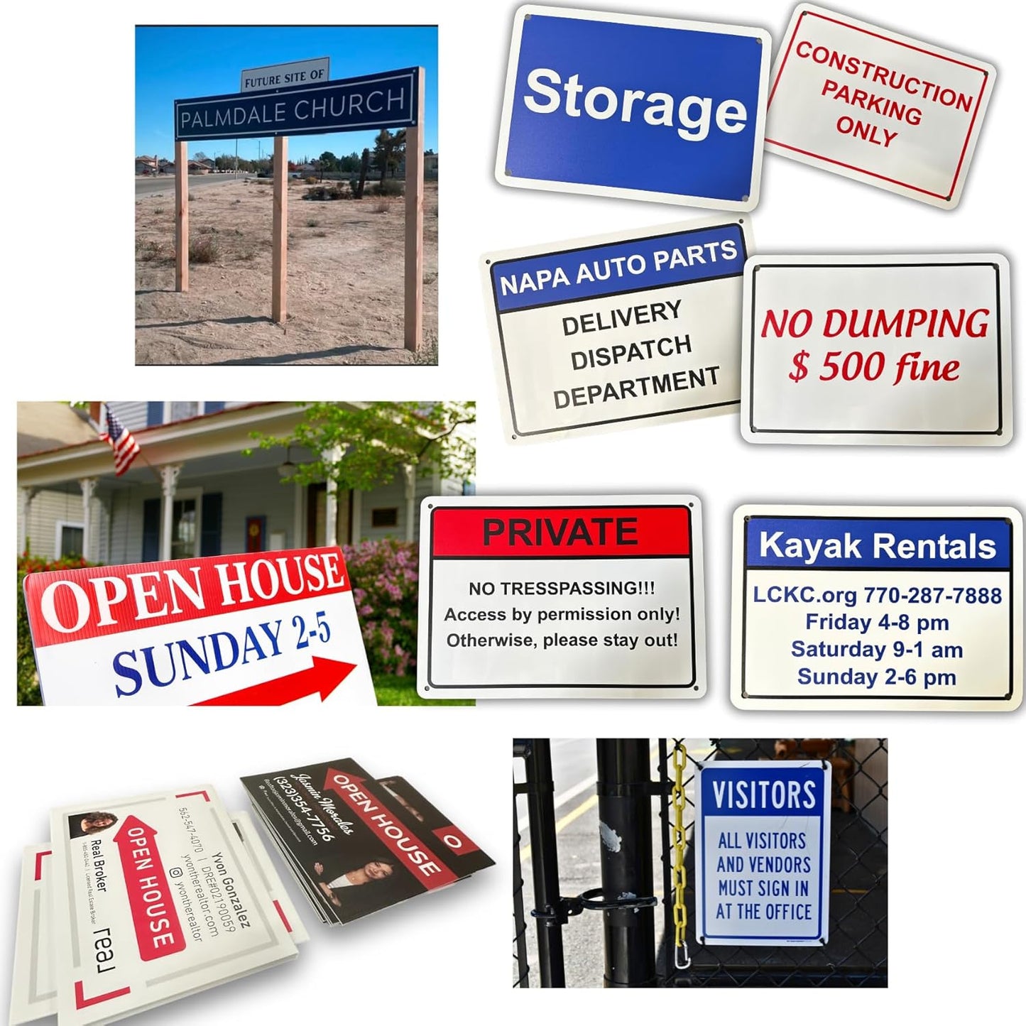 Custom Signs Outdoor Metal for Home Office Business, Personalized, Door, Porch, Delivery, Man Cave, Shop, Garage, Street. For Outside or Inside Use. Our Metal Signs Are UV Printed Solid Aluminum (Solid, 12x18 inches)