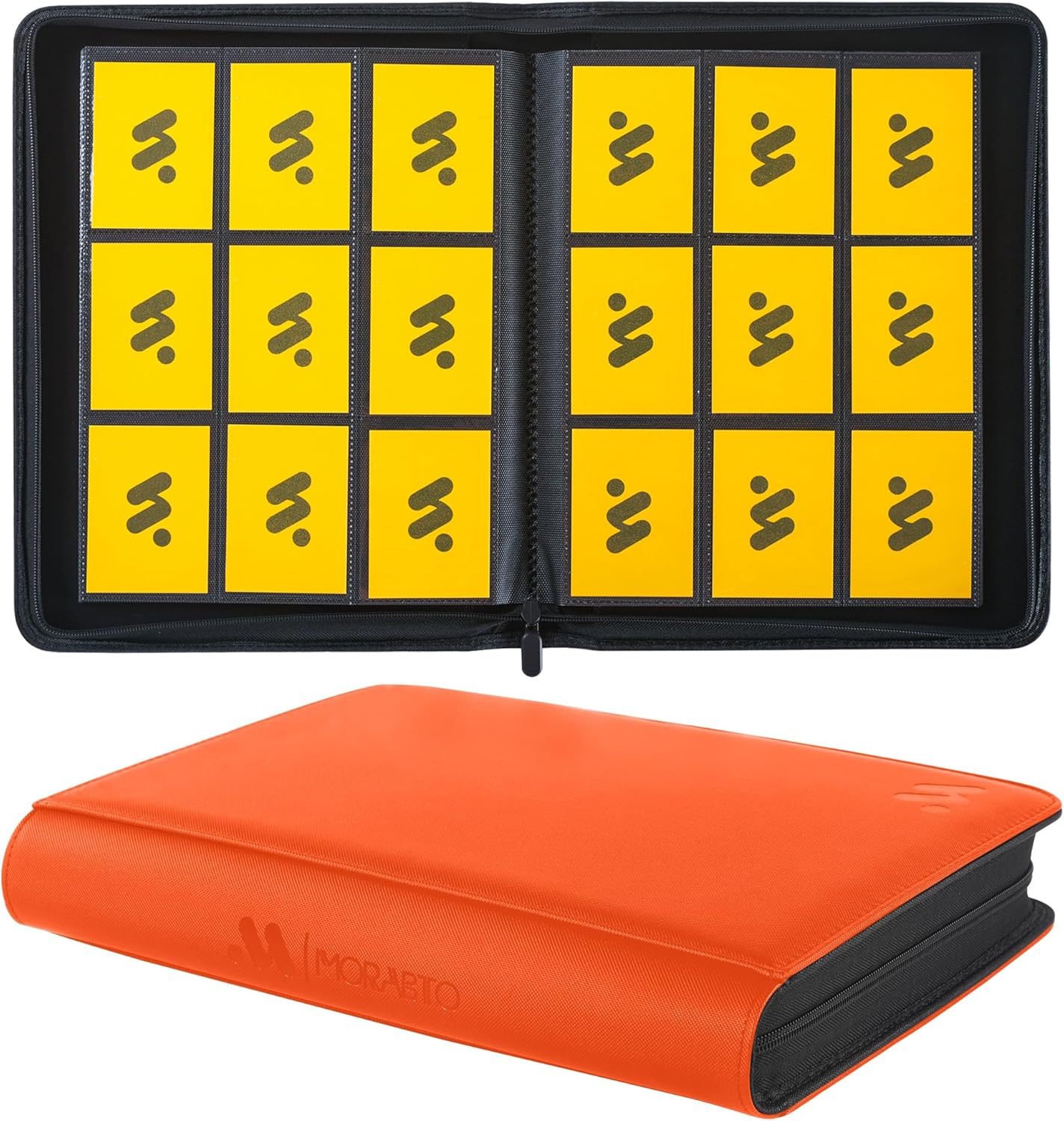 Card Binder 9 Pocket,Trading Card Binder Holds up to 360 Cards with 20 Sleeves,Zipper Card Holder Album Compatible with TCG Card/Game Cards/Sports Card