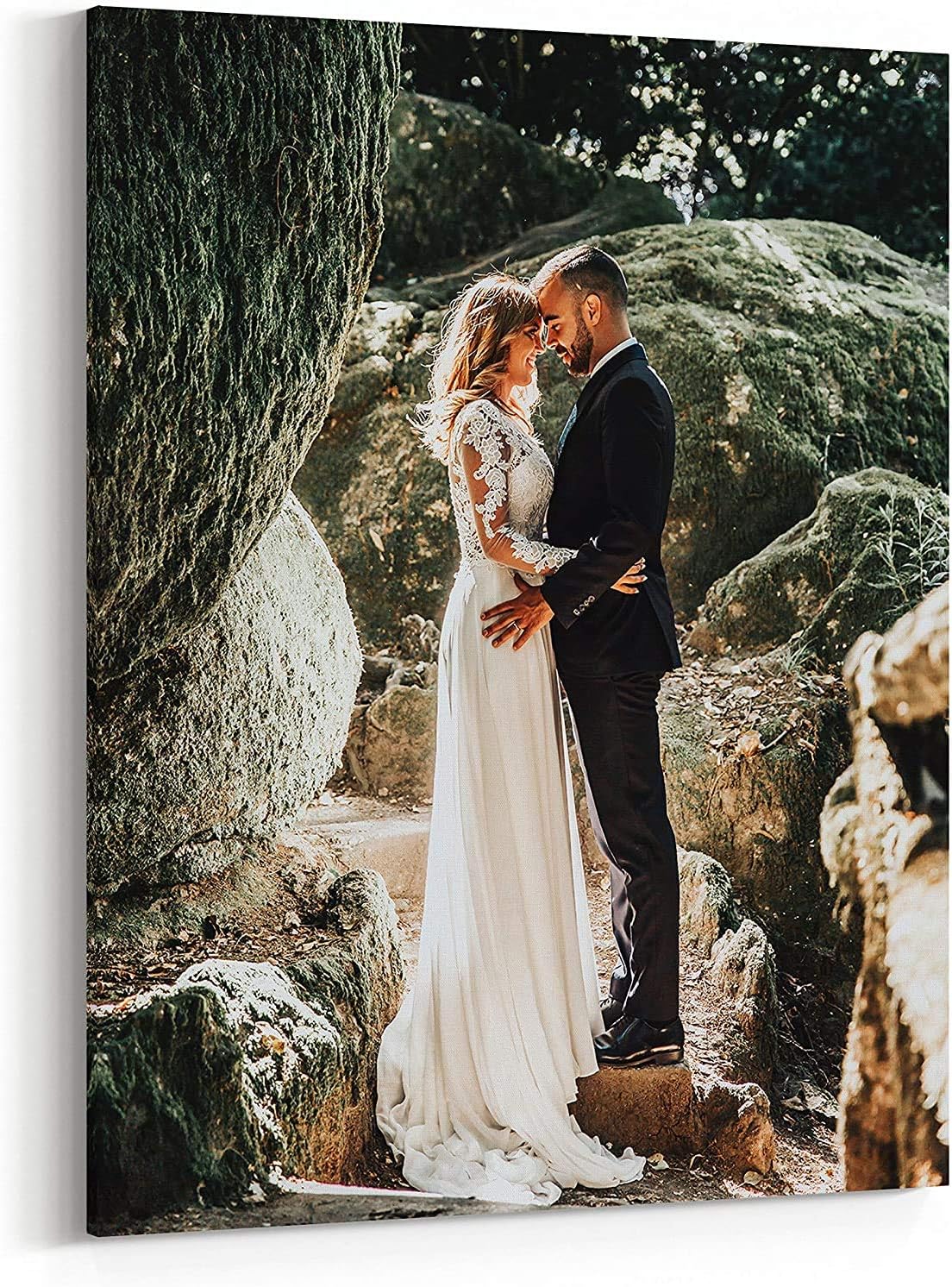 Personalized Custom Canvas Prints: Photo On Canvas (Framed Canvas, 11x14) Transform Your Photos into Stunning Framed Wall Art Digitally Printed Photo To Canvas Ideal for Home Decor, Gifts Keepsakes.