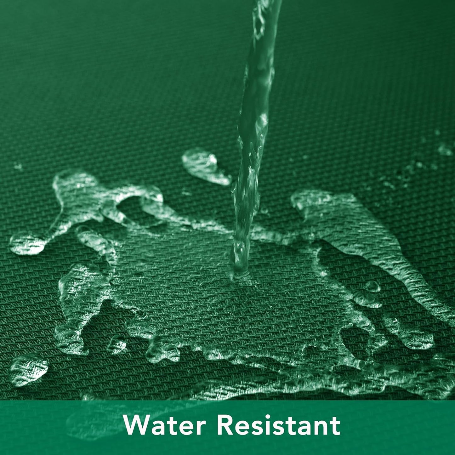 Biscaynebay Textured Fabric Christmas Round Table Cloth 90", Hunter Green Water Resistant Folding Table Covers for Dining, Kitchen, Wedding & Parties Machine Washable