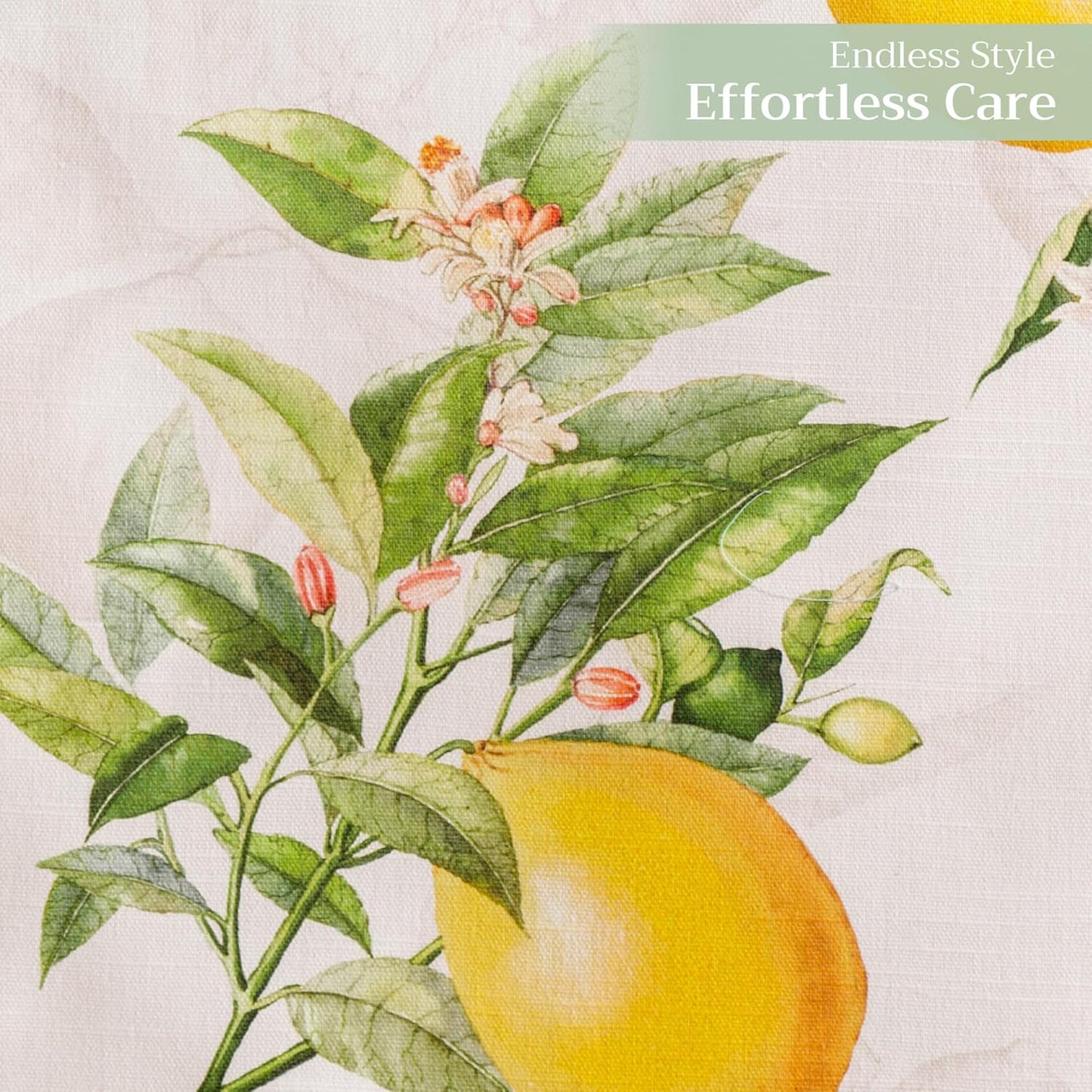 Maison d' Hermine Table runner 100% Cotton Single Layer Table Runners 72 inches long Decorative for Home Kitchen Dining Party Baby Shower Wedding Bridal Shower Spring Summer (Limoncello, 14.50" x 72")