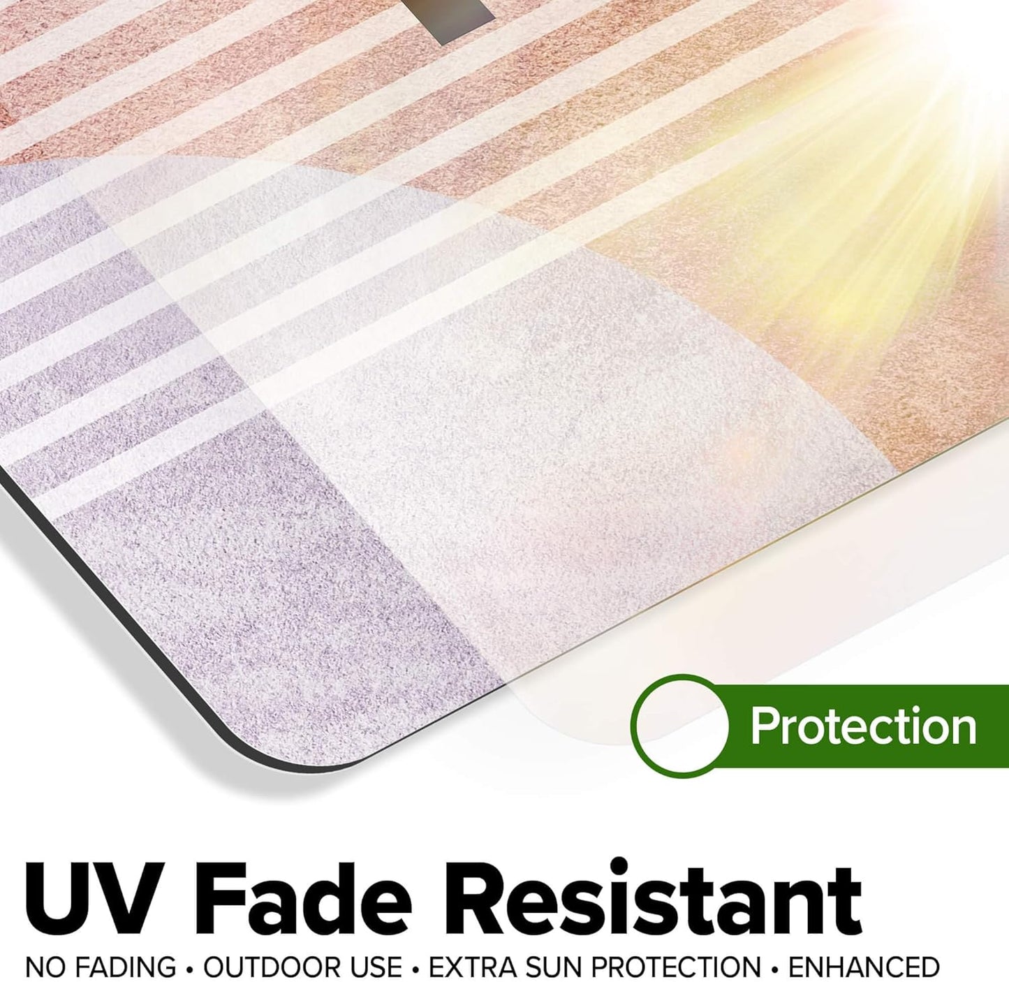 Custom Sign, Custom Street Sign, 11 Font Colors, 13 Font Styles, 4 Hole Options, 22 Sizes, 18x18 Inches, Rust Free DiBound, Fade Resistant, Made in USA by My Sign Center (Mid-Century Modern 1)