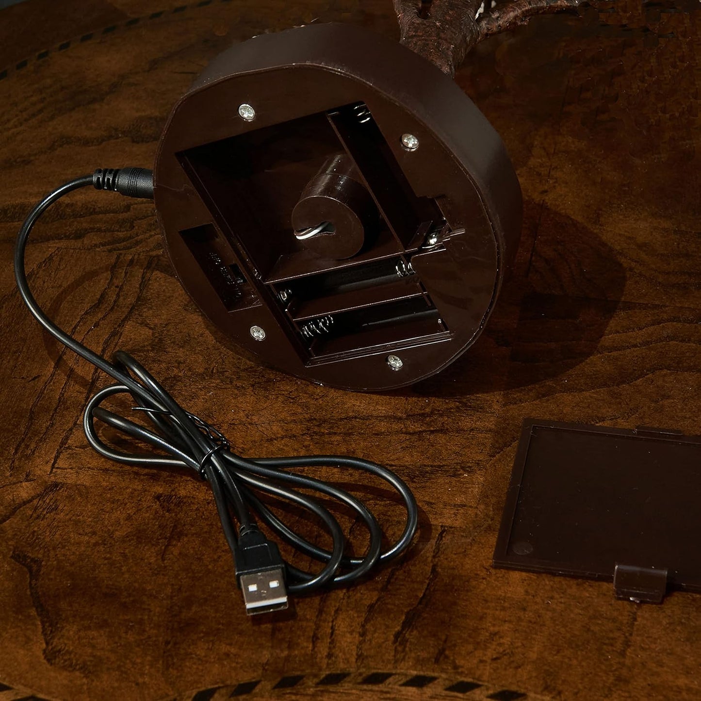 LITBLOOM Lighted Cherry Blossom Tree Pink 18IN 40 LED with Timer Artificial Tabletop Bonsai Tree Lights USB Plug or Battery Operated for Wedding Party Home Birthday Decoration