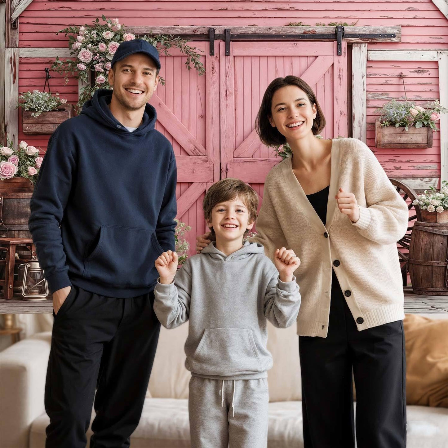 20x10ft Country Wedding Pink Photography Backdrop Rustic Wooden Door Photography Backdrop Farmhouse Flower Western Girl Birthday Baby Shower Wedding Bridal Party Banner Photo Booth Props Background