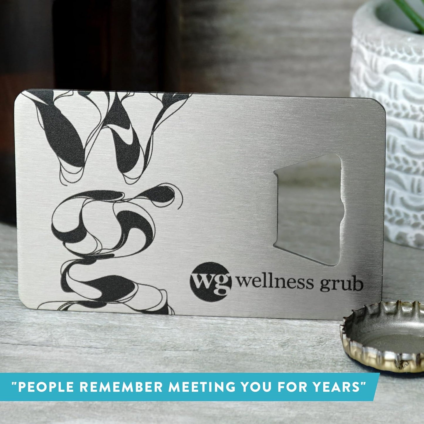 Custom Metal Bottle Opener Business Cards (Stainless Steel, 400 pcs) - 2 Business Days Personalized Stainless Steel Bottle Opener With Your Logo Printed 1.5mm Thick