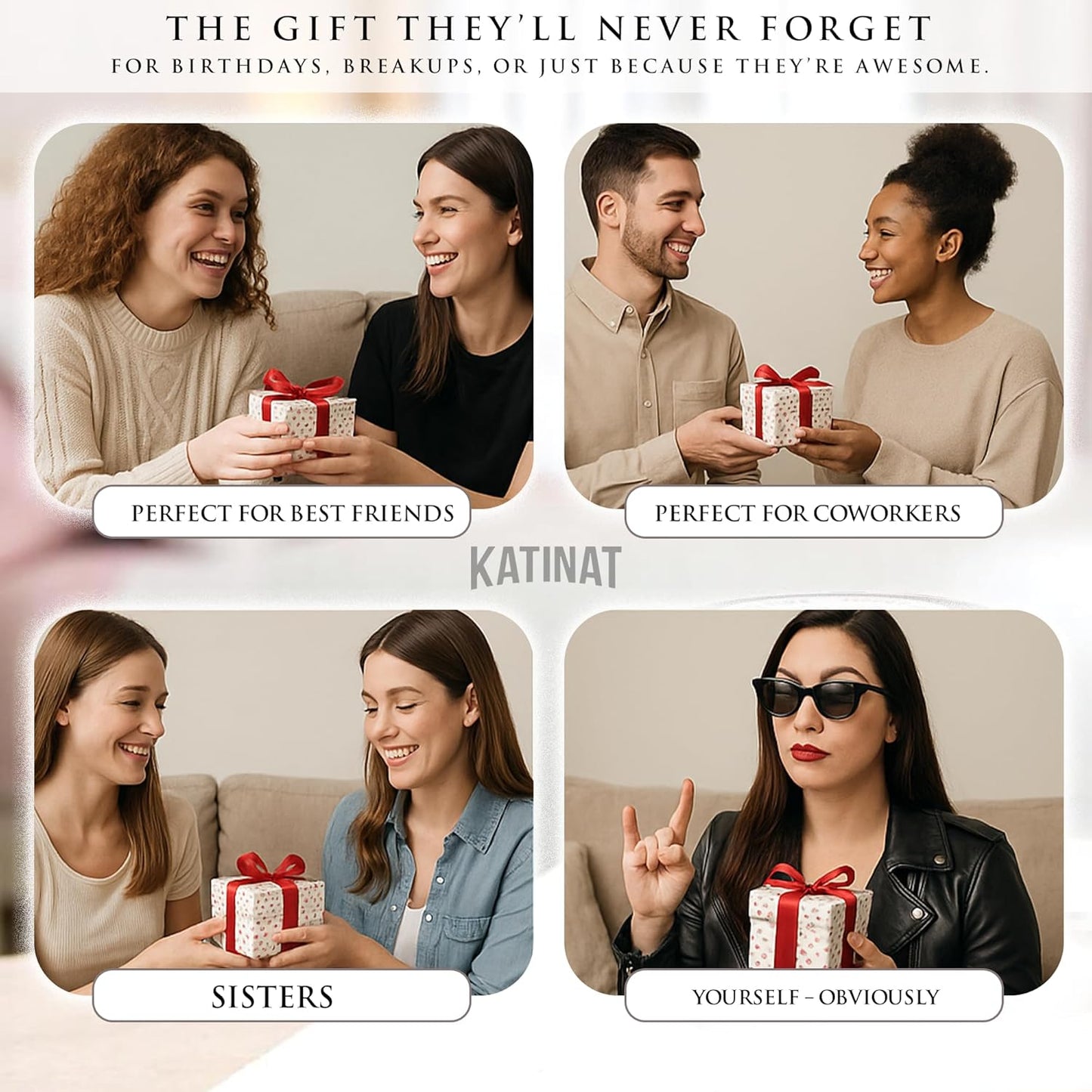 Badass Affirmation Jar – 60 Daily Affirmation Cards, Middle Finger Gifts for Women, Funny Birthday Gifts for Best Friends, Self Care Gift for Women, Encouragement Gift for Coworkers