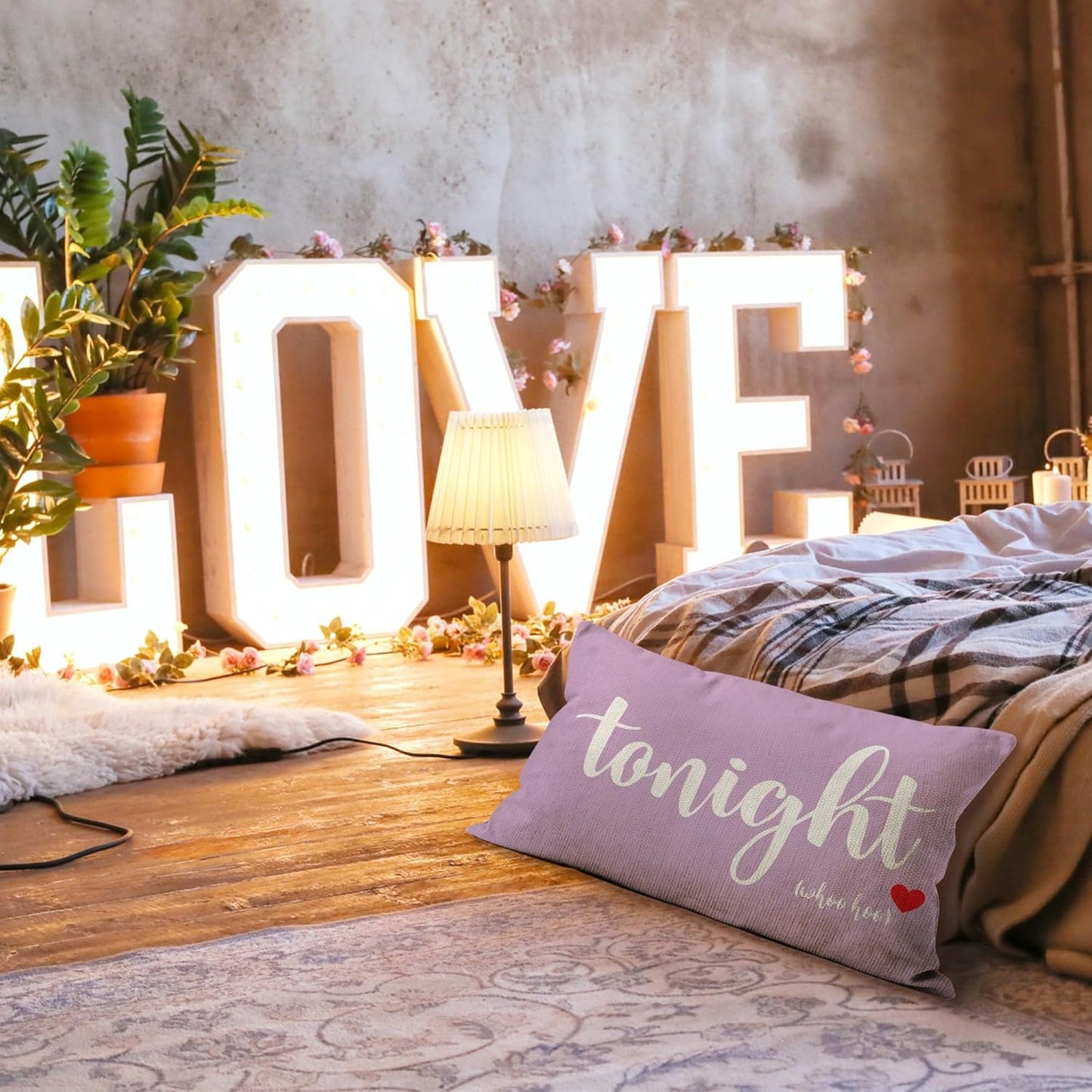 Mancheng-zi Bridal Shower Pillow Cover, Bachelorette & Wedding Gift, Funny Throw Pillow for Bedroom (Violet, 18x18)