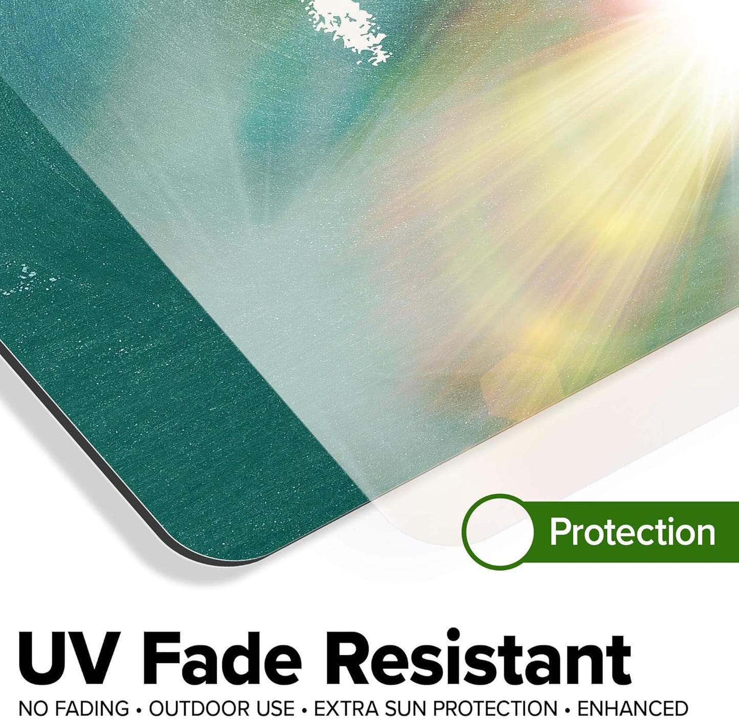 Custom Sign, Custom Street Sign, 11 Font Colors, 13 Font Styles, 4 Hole Options, 22 Sizes, 18x18 Inches, Rust Free DiBound, Fade Resistant, Made in USA by My Sign Center (Chalkboard Green)