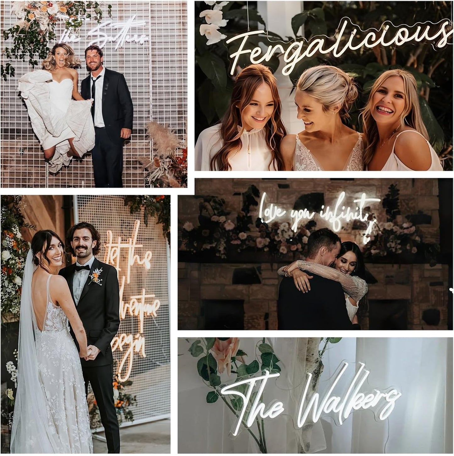 MOLCOVEX Custom Neon Signs – Personalized LED Neon Lights for Weddings, Customizable Neon Name Sign for Bedroom, Business Logos, Birthday Parties & Holiday Gifts