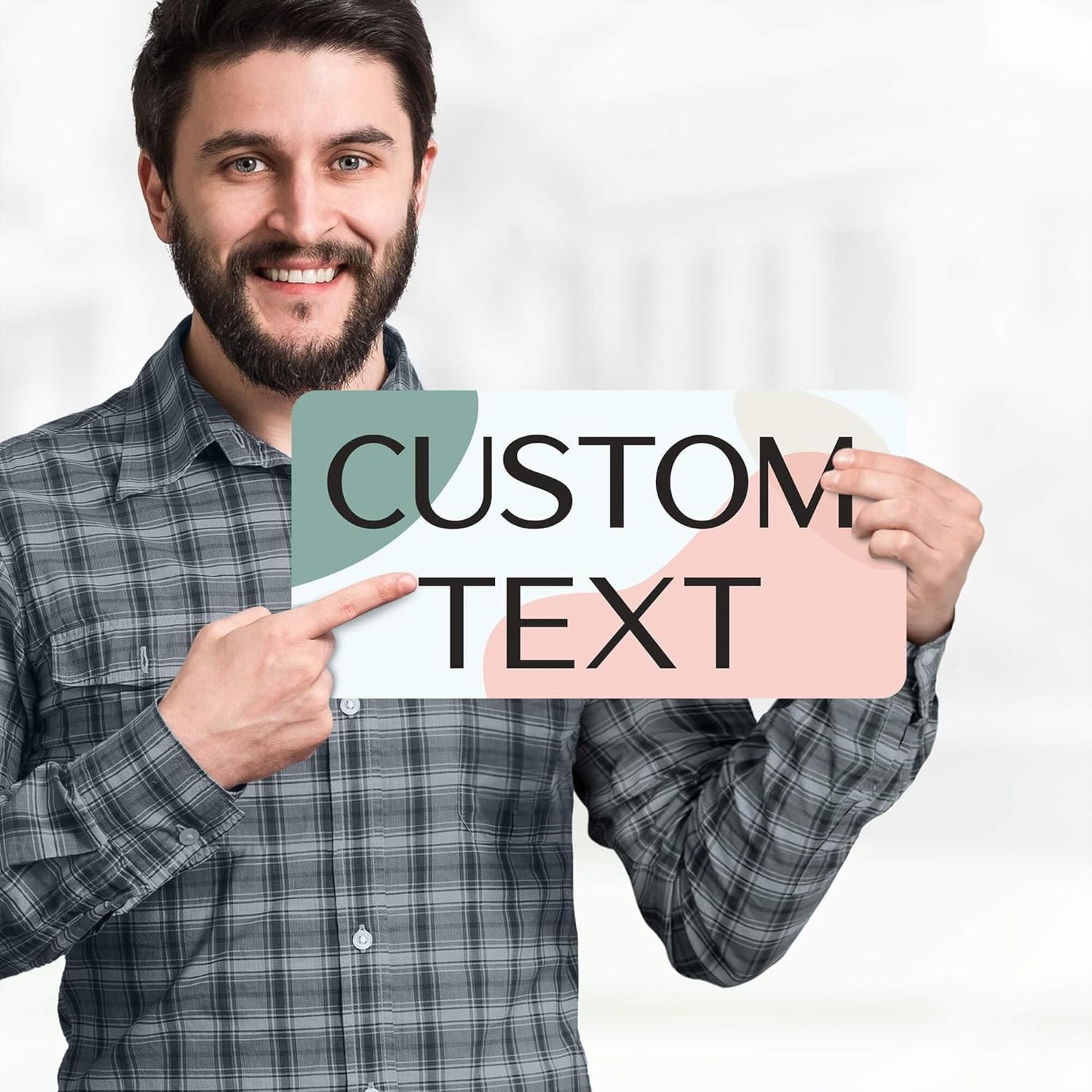 Custom Sign, Custom Street Sign, 11 Font Colors, 13 Font Styles, 4 Hole Options, 22 Sizes, 6x12 Inches, Rust Free DiBound, Fade Resistant, Made in USA by My Sign Center (Minimalist)