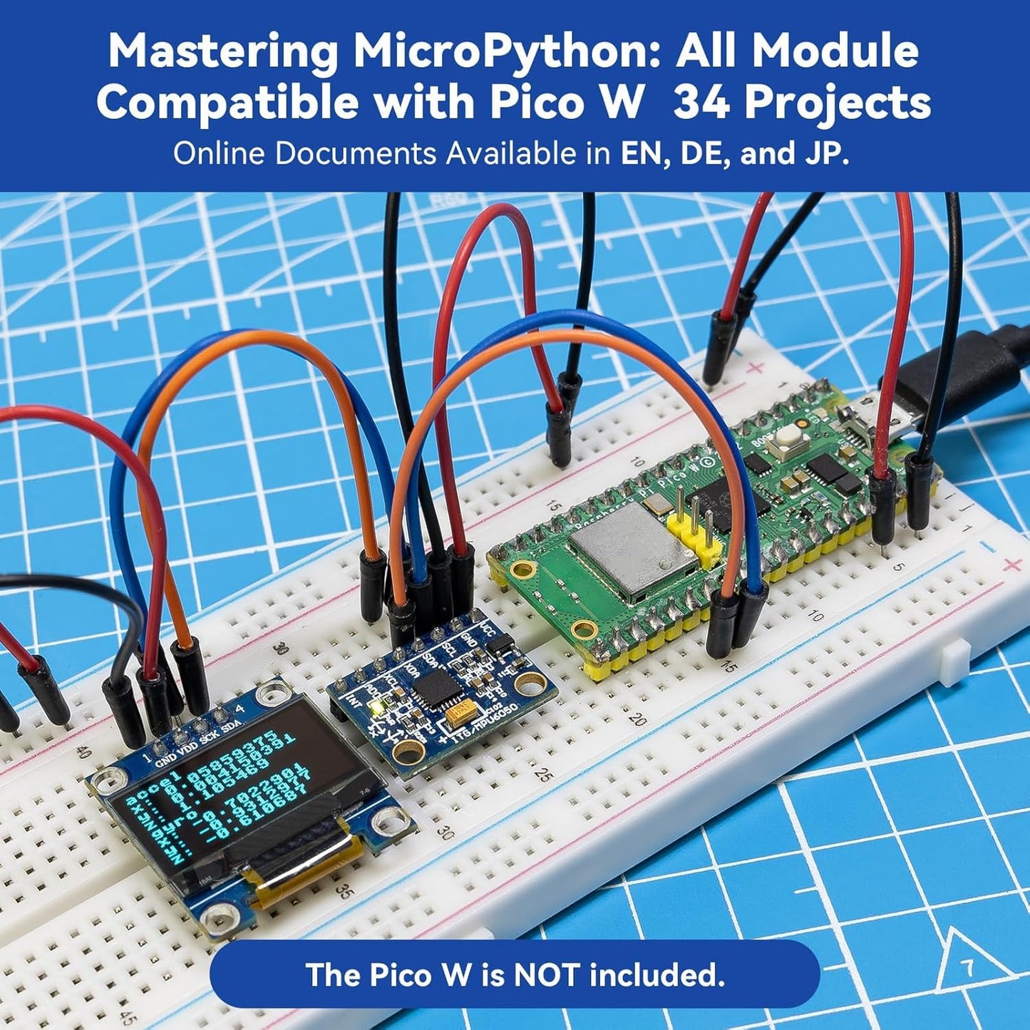 SunFounder Universal Maker Sensor Kit Compatible with Arduino Mega 2560/Uno R3/R4 Minima/WiFi Nano, Raspberry Pi 5/4B/3B+/Zero 2 W/, Pico W, ESP32, C++, Python, MicroPython, Beginners & Engineers