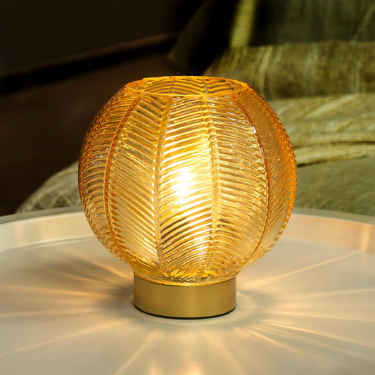 Battery Operated Lamp with Timer, Table Lamp Small Cordless Lamp Battery Powered, Decorative Table Lamps for Living Room Bedside Kitchen Bath Room-Gold
