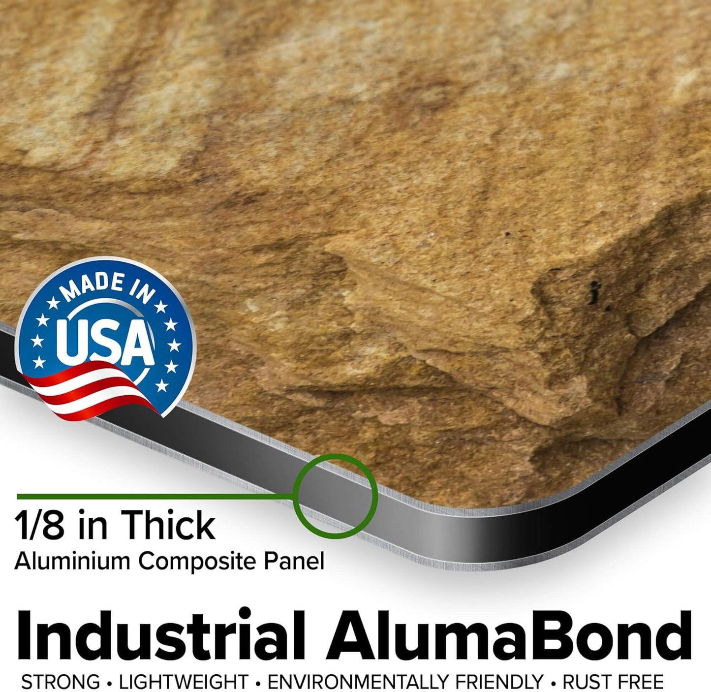 Custom Sign, Custom Street Sign, 11 Font Colors, 13 Font Styles, 4 Hole Options, 22 Sizes, 18x24 Inches, Rust Free DiBound, Fade Resistant, Made in USA by My Sign Center (Stone)